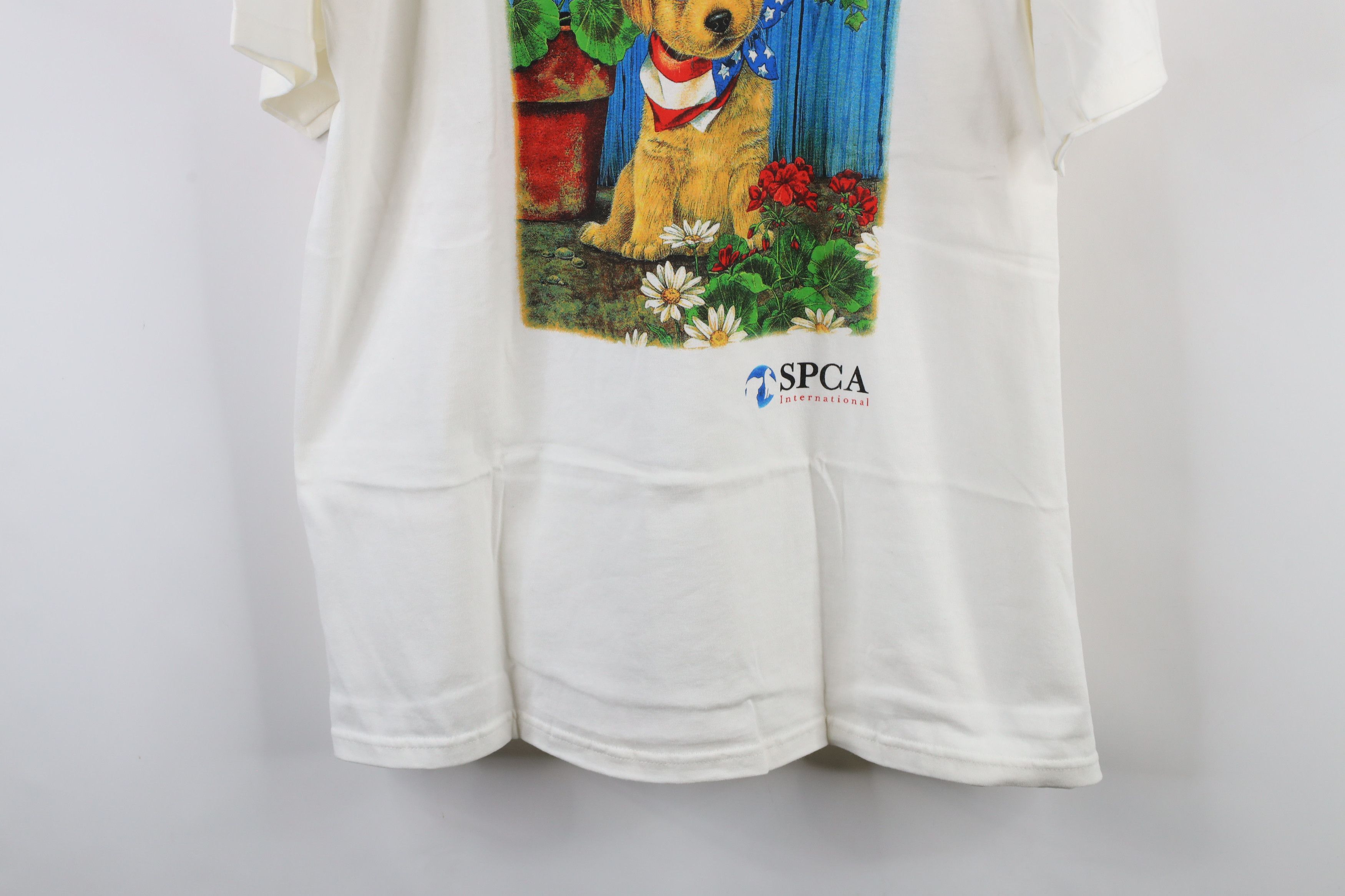 Vintage Vintage 90s International Prevention Animals Dog T-Shirt Size US XL / EU 56 / 4 - 3 Thumbnail