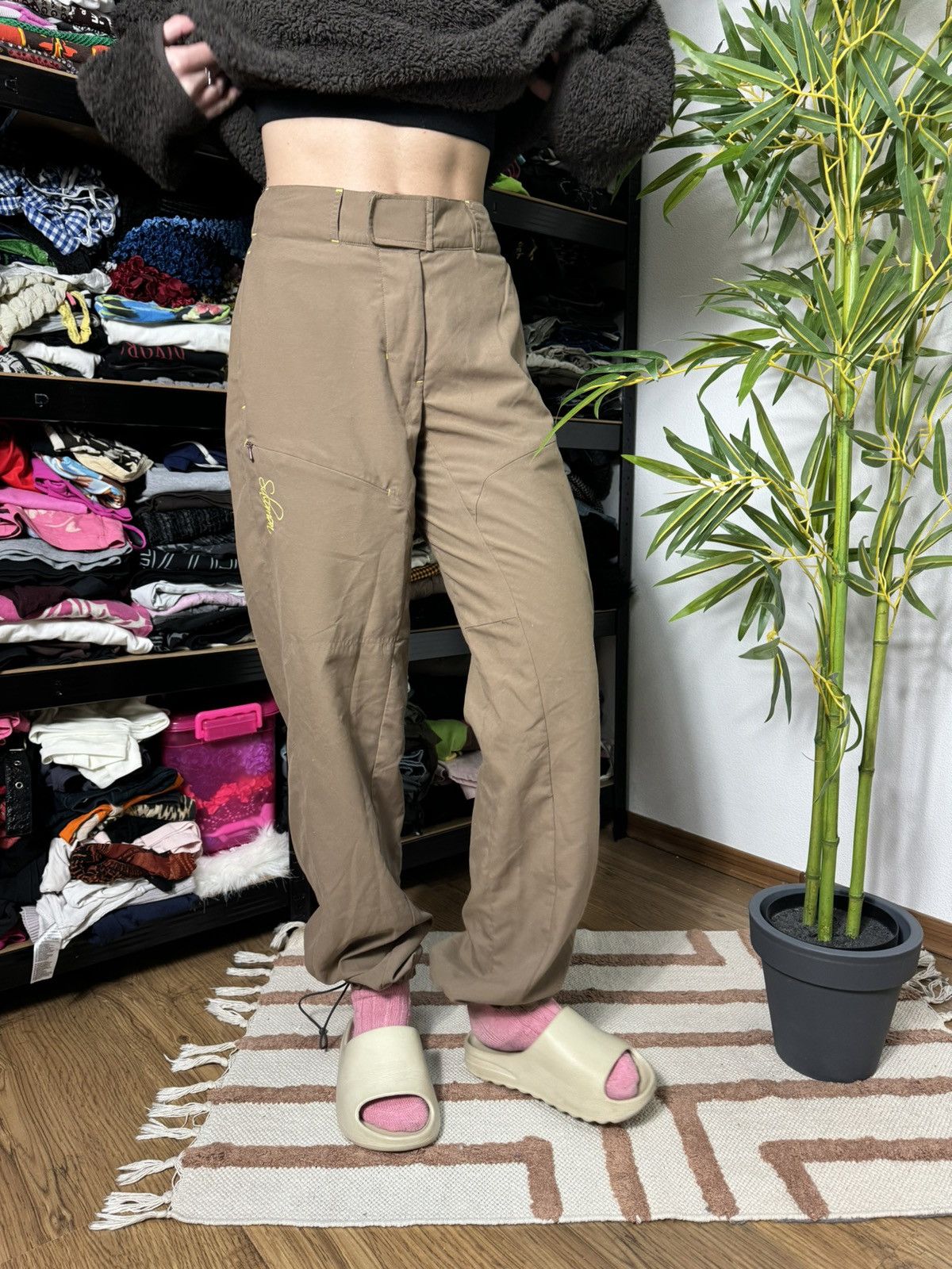 Salomon VINTAGE SALOMON GORPCORE TIE PANTS Size 29" - 7 Thumbnail