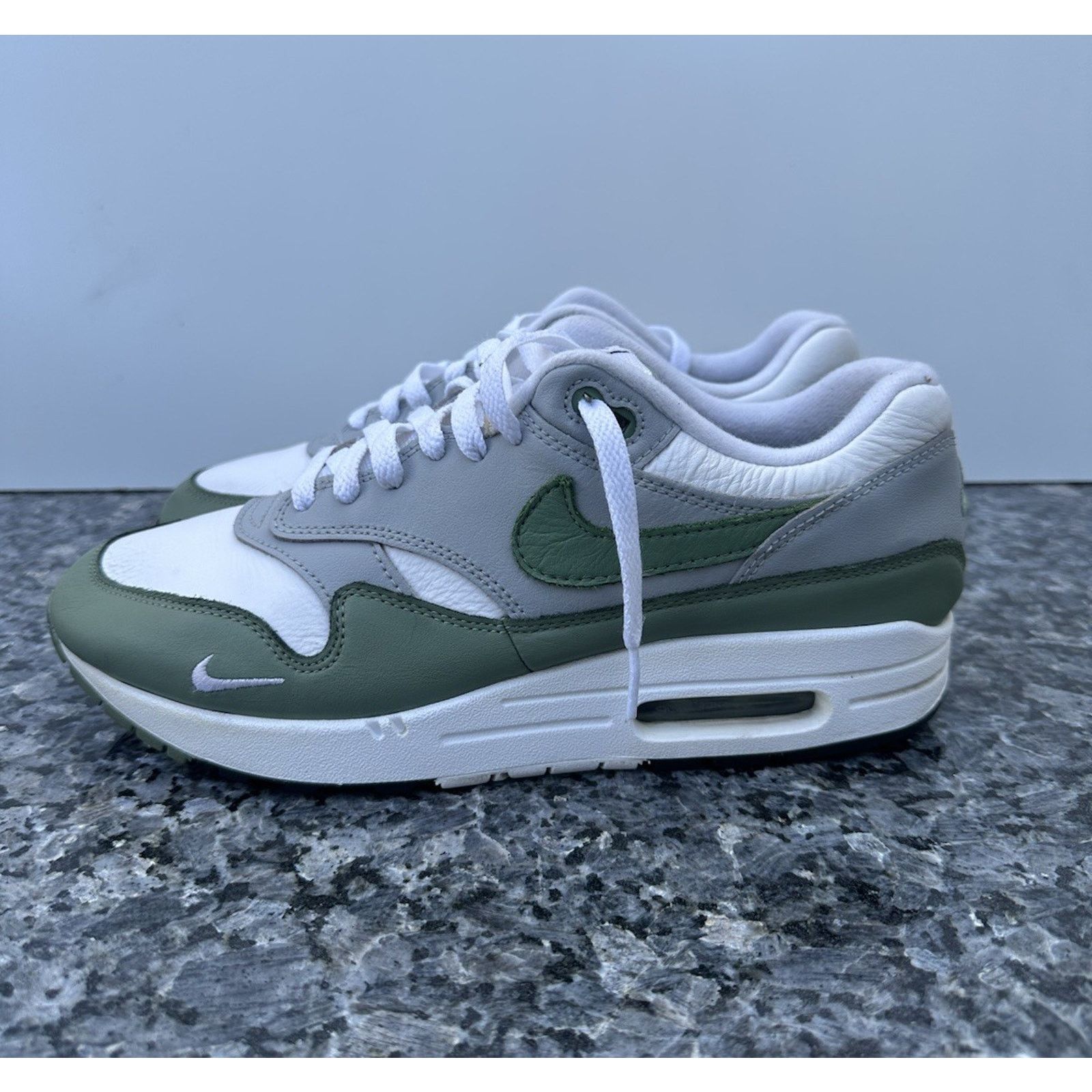 Nike Nike Air Max 1 PRM Premium Spiral Sage White Grey men 8.5 Size US 8.5 / EU 41-42 - 5 Thumbnail