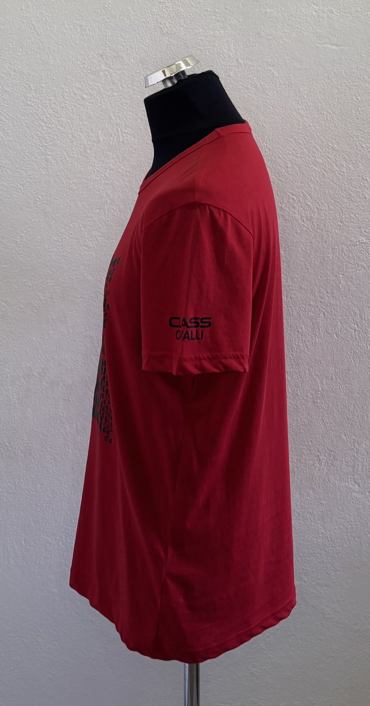 Just Cavalli Class Cavalli Red T-Shirt Large Size US L / EU 52-54 / 3 - 3 Thumbnail