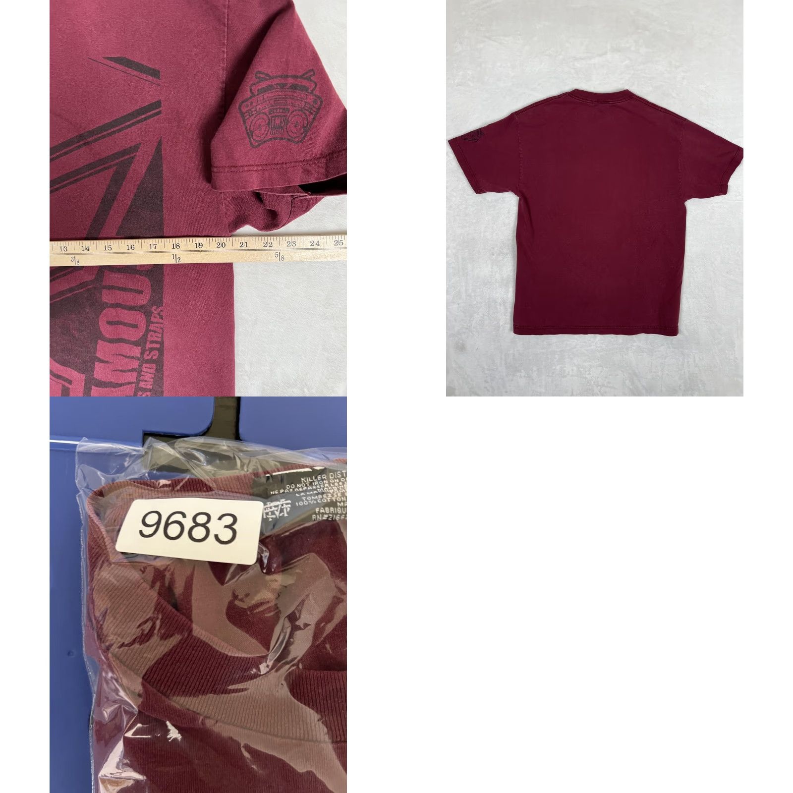 Logo 7 VINTAGE Famous Stars & Straps T-Shirt Mens L Red F Logo Streetwear Skate Shirt Mens Large Red Size US L / EU 52-54 / 3 - 8 Thumbnail