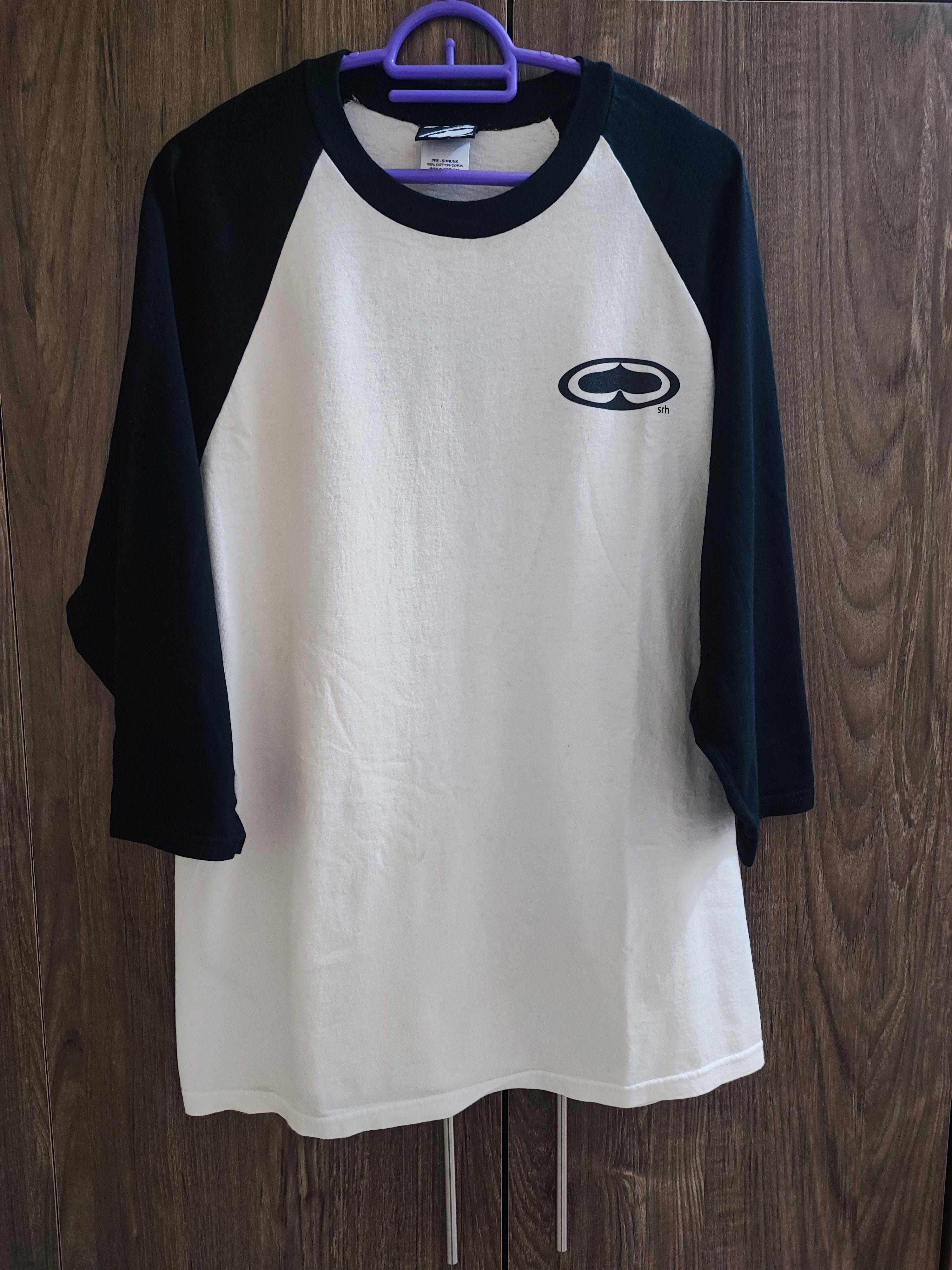 Vintage Vintage Streetwear SRH 3 quater sleeve T-shirt Size US L / EU 52-54 / 3 - 1 Thumbnail