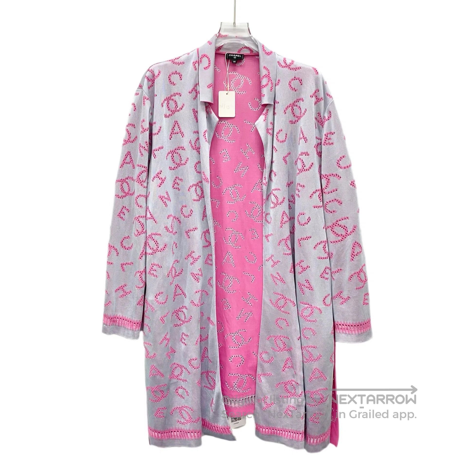 Chanel Chanel Multicolor Logo Cutout Full Print Collar Long Sleev Size XS / US 0-2 / IT 36-38 - 1 Thumbnail