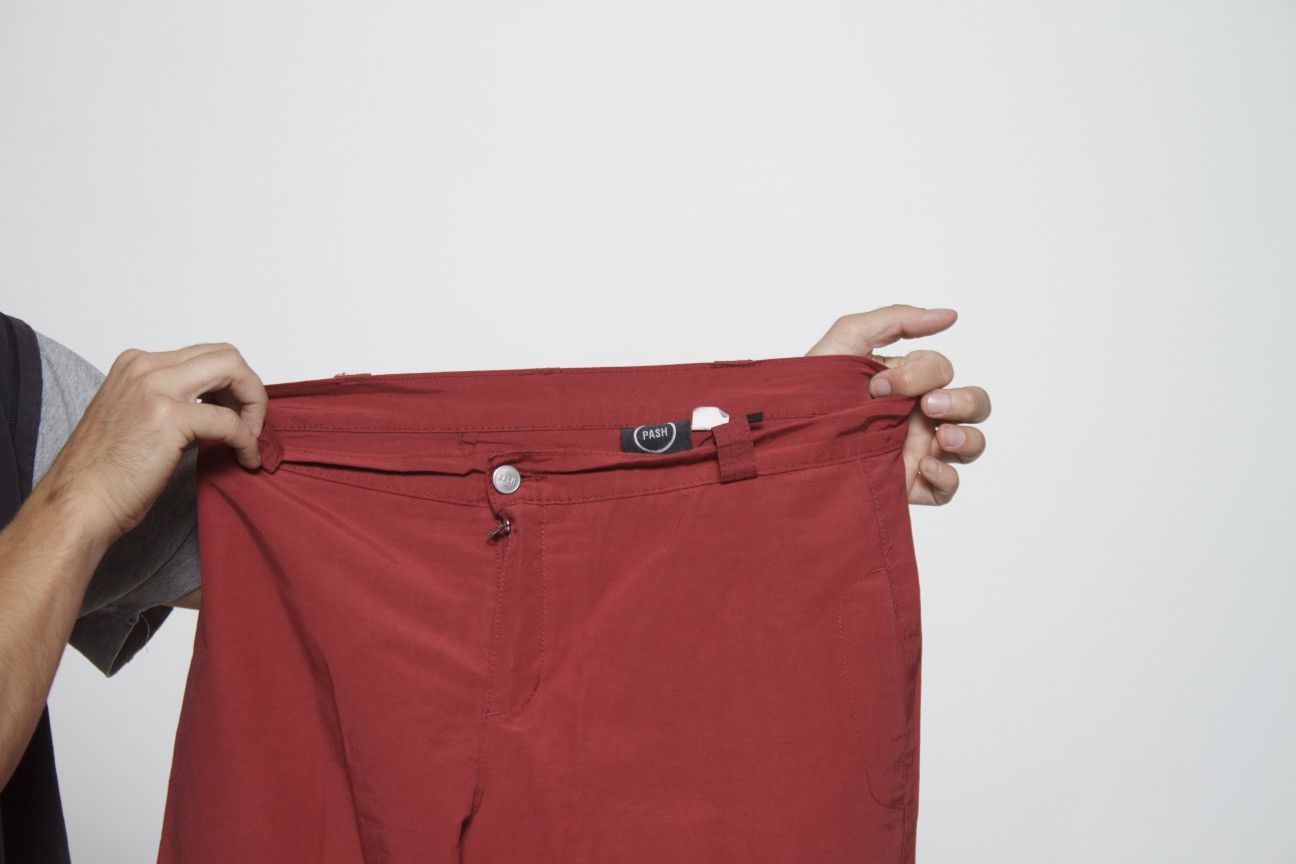 Vintage RED WIDE LEG CARGO POCKET PANTS BY PASH Size US 34 / EU 50 - 5 Thumbnail