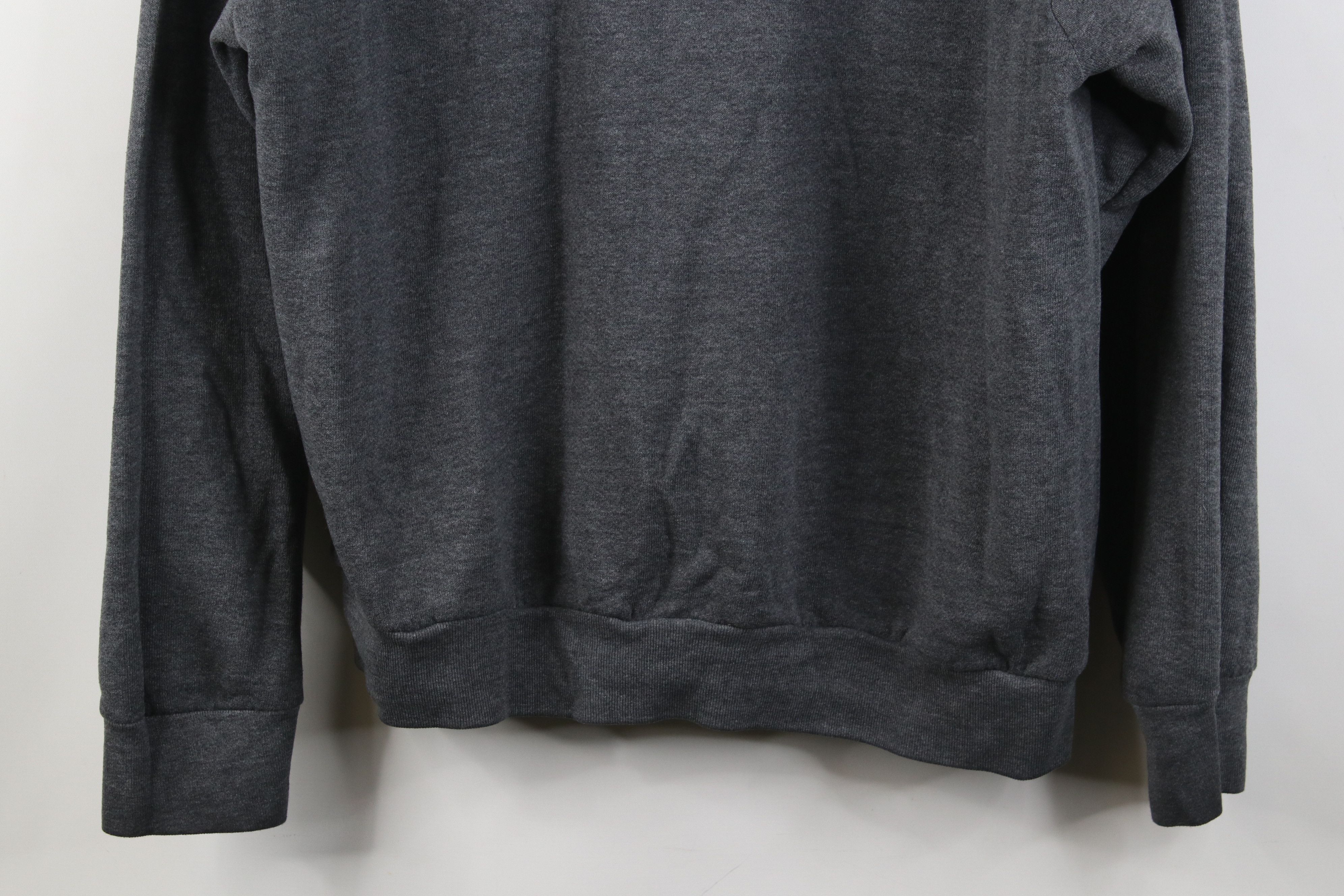 Vintage Vintage 90s Streetwear Blank Raglan Crewneck Sweatshirt Gray Size US L / EU 52-54 / 3 - 3 Thumbnail