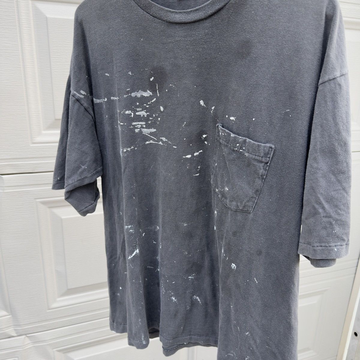 Vintage Thrashed Faded Stained Painted Grunge Shirt ERD Chrome Size US XL / EU 56 / 4 - 4 Thumbnail