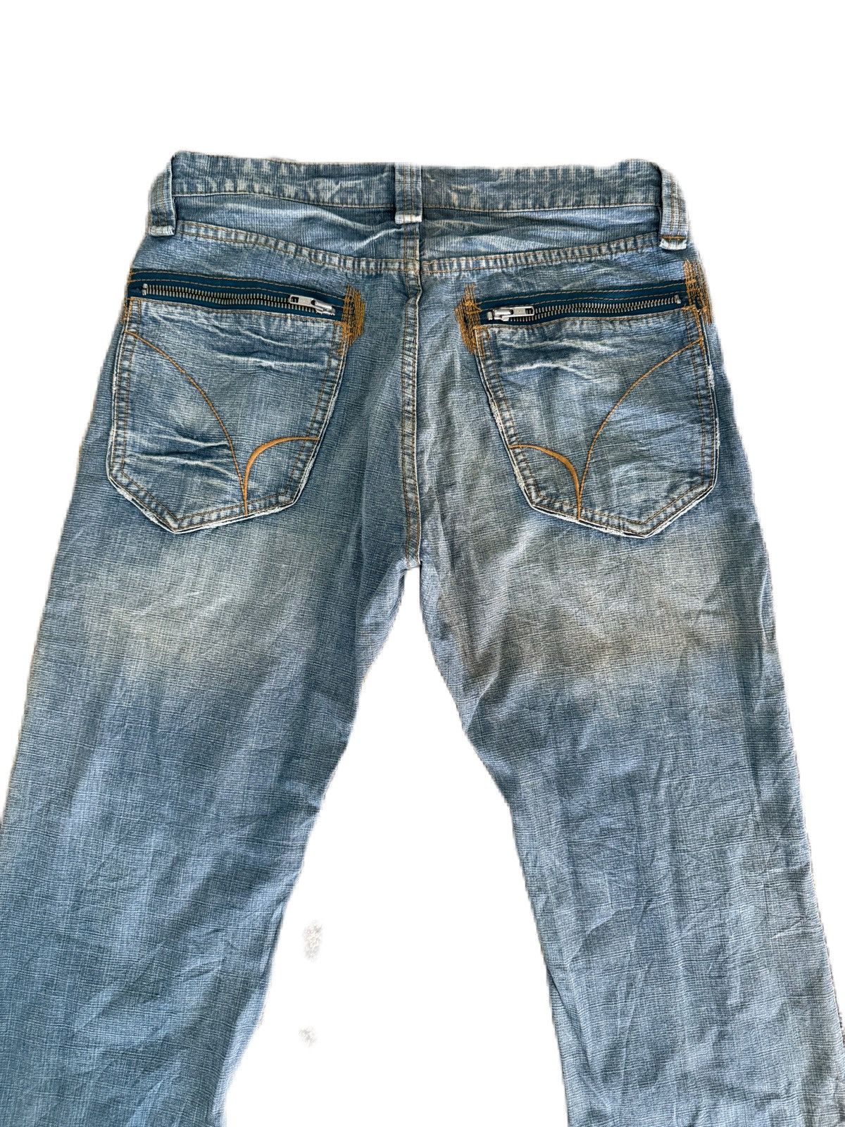 If Six Was Nine BUSH PANTS DESIGN FLARE TYPE DISTRESS STYLE BY BACK NUMBER Size US 32 / EU 48 - 6 Thumbnail