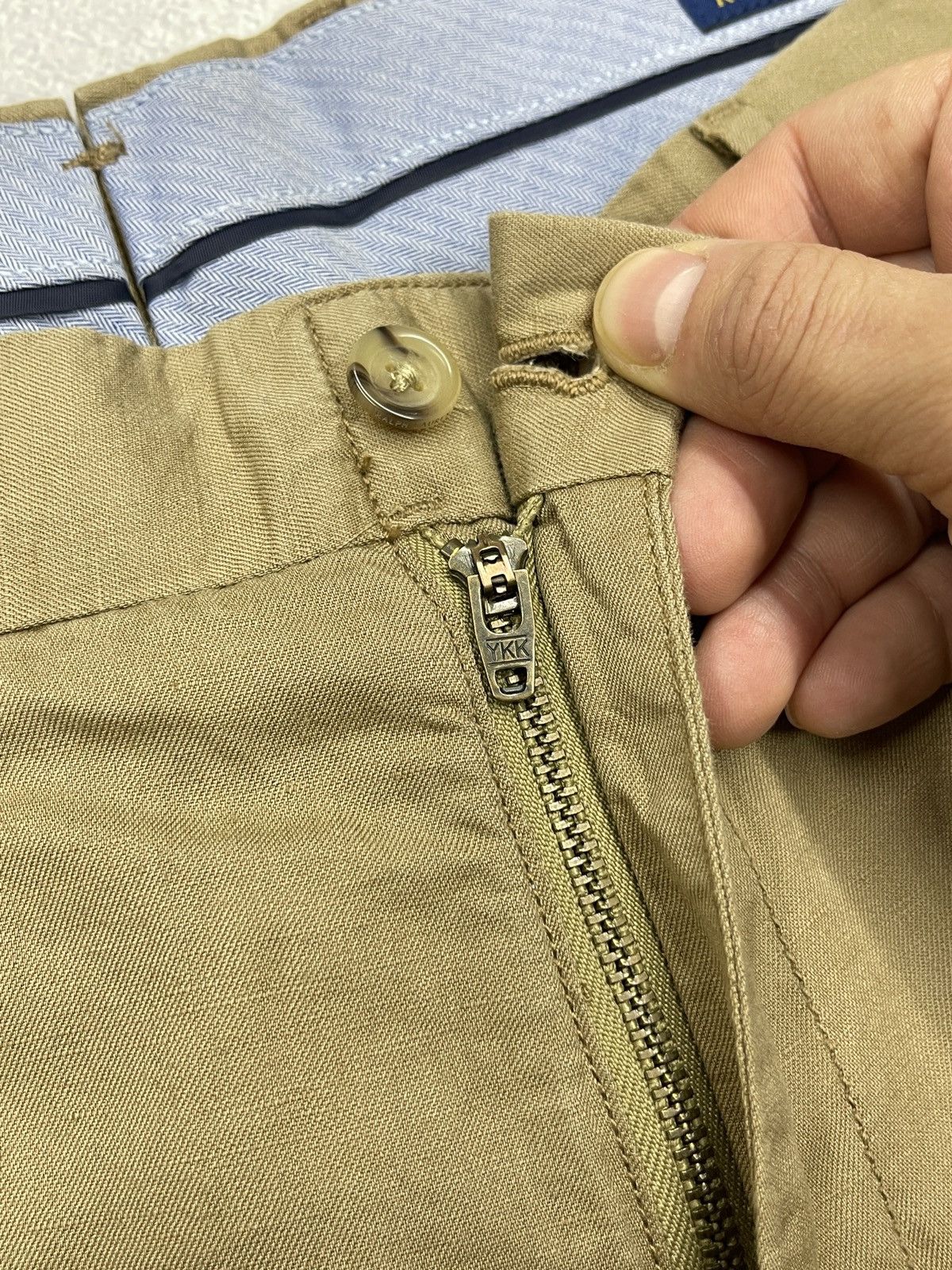Polo Ralph Lauren Mens Polo Ralph Lauren Linen Pants Beige Size US 31 - 9 Thumbnail