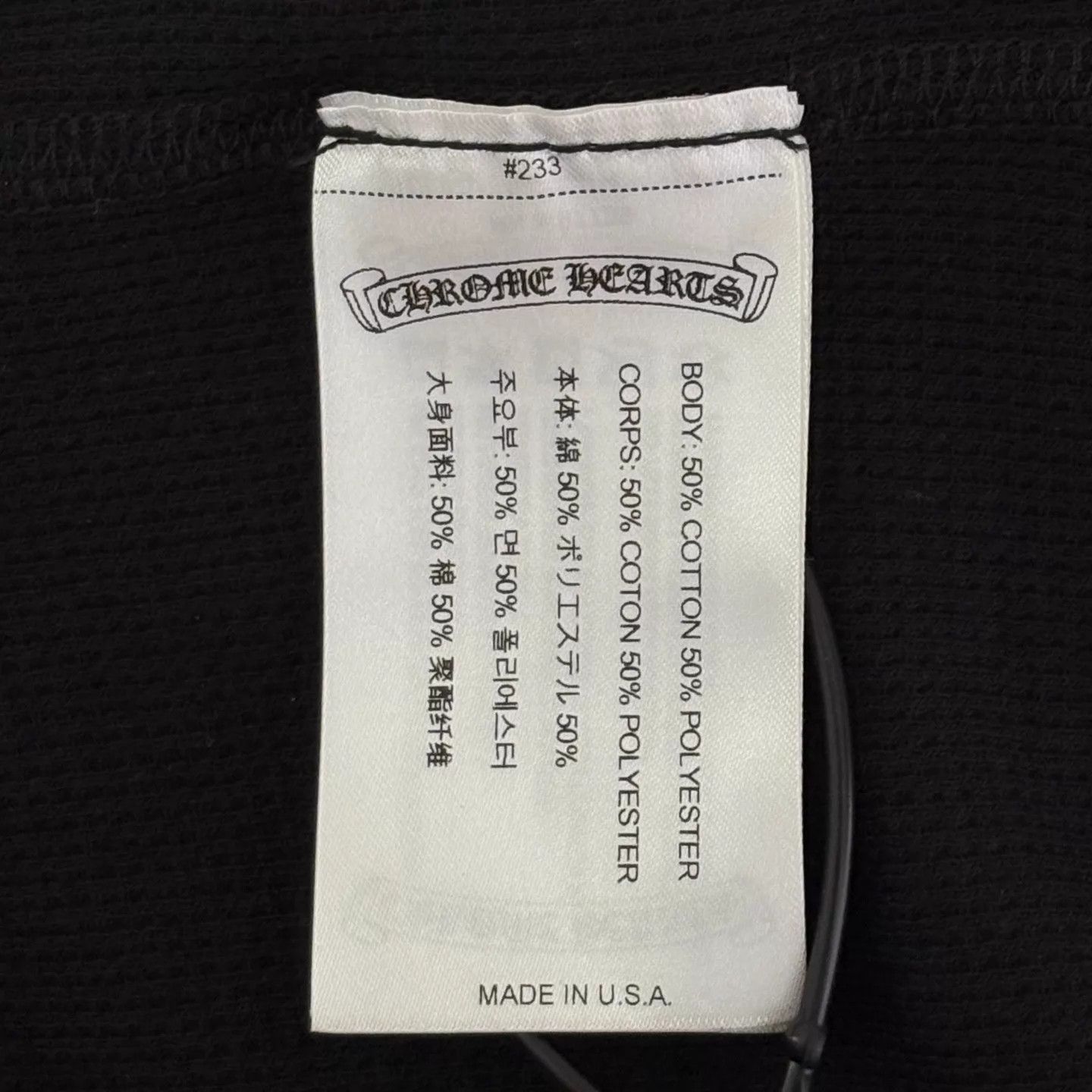 Chrome Hearts Chrome Hearts Waffle Sword Print L/S Black M Size US M / EU 48-50 / 2 - 4 Thumbnail