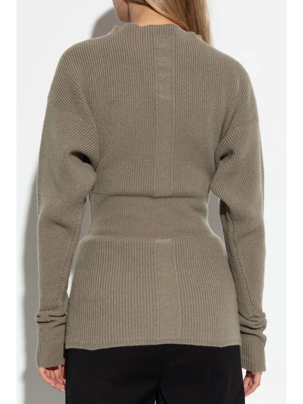 Rick Owens o1y0126 Crewneck Sweater in Gray Size L / US 10 / IT 46 - 3 Thumbnail