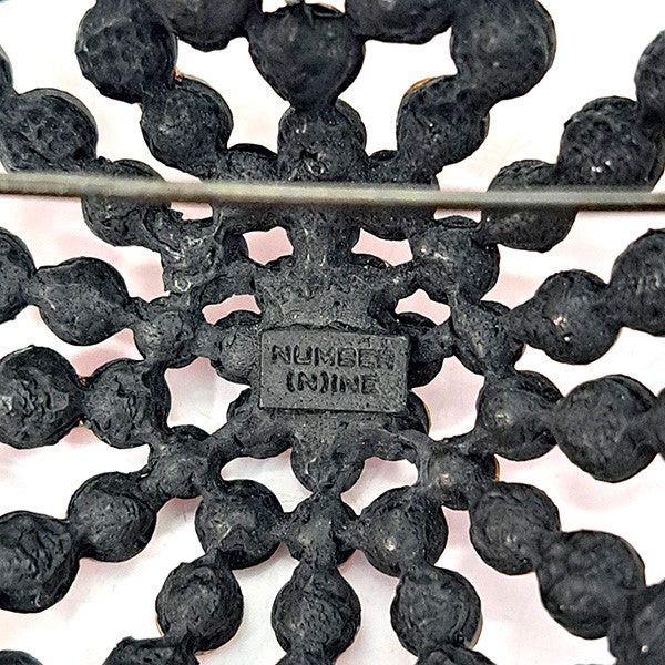 Number (N)ine Number (N)ine Rhinestone heart brooch Size ONE SIZE - 6 Thumbnail