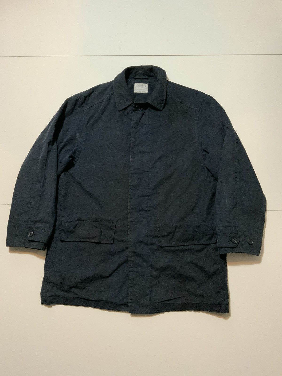 Hackett Hackett London Navy Officers Field Military Button Jacket Size US M / EU 48-50 / 2 - 1 Thumbnail
