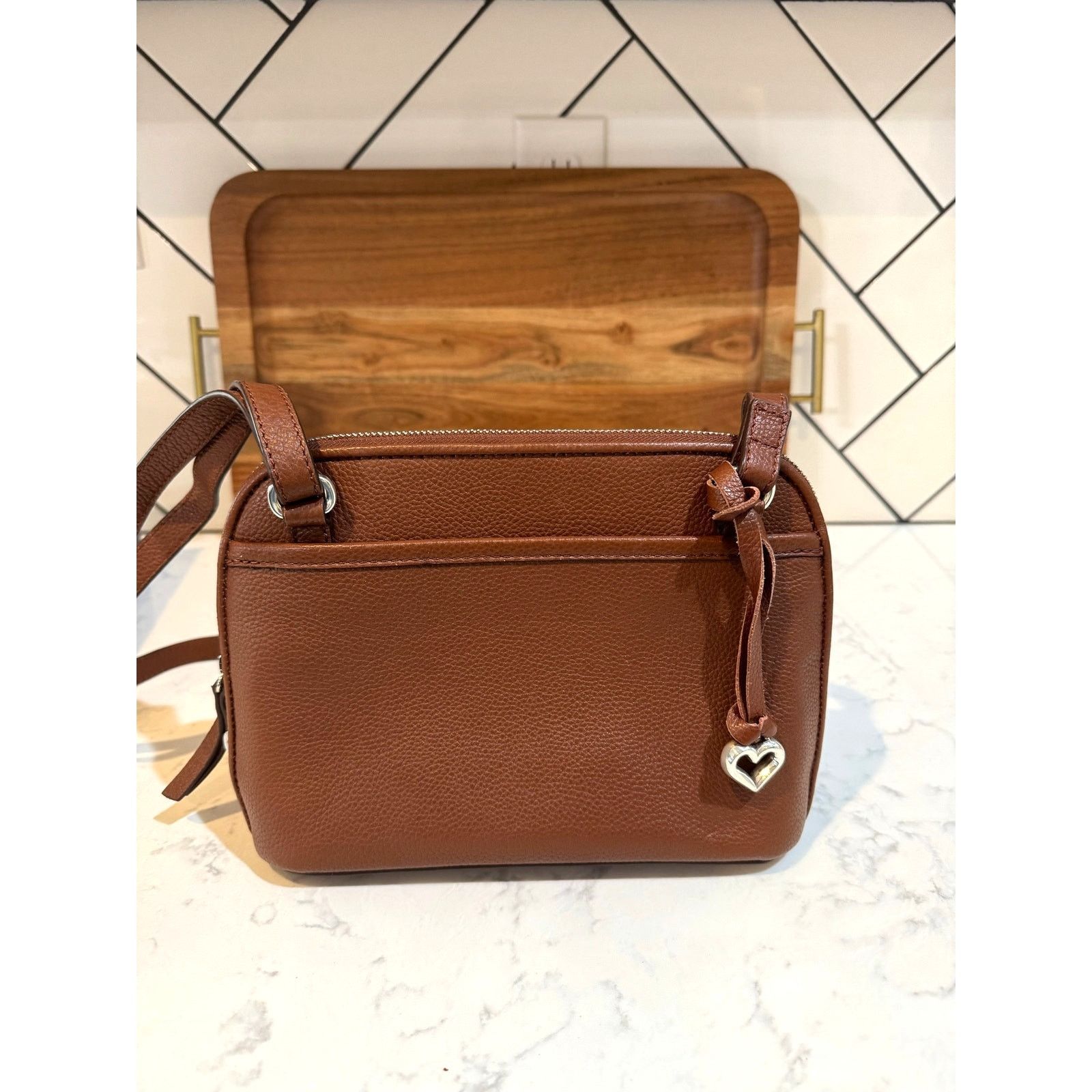 Brighton Brighton Contempo Shelby Bourbon Organizer bag leather Size ONE SIZE - 5 Thumbnail