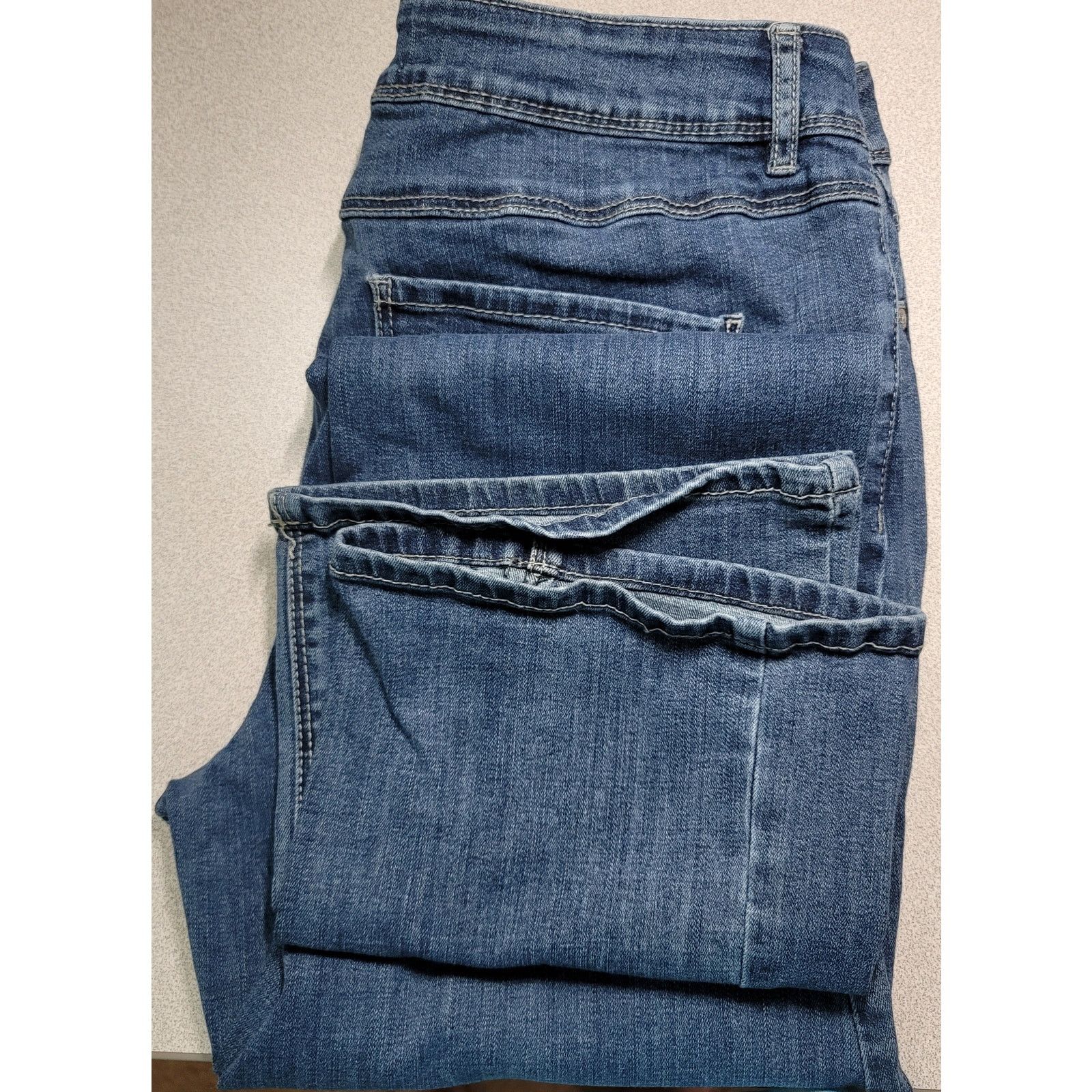 Other Cato Blue Contemporary Light Washed Denim Jeans 12 Stretch Size 34" / US 12 / IT 48 - 5 Thumbnail