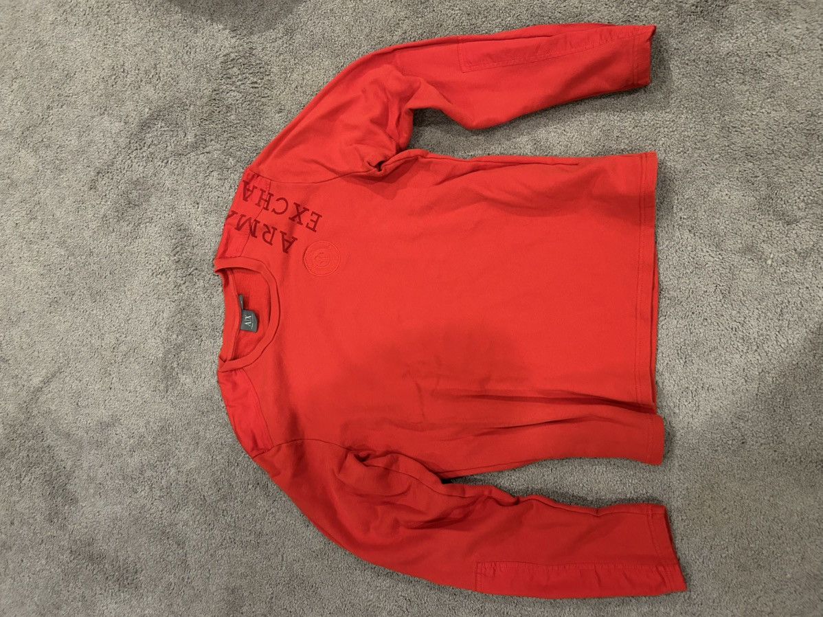 Armani Exchange Size XL Men's Swearer Y2K Design On Shoulder