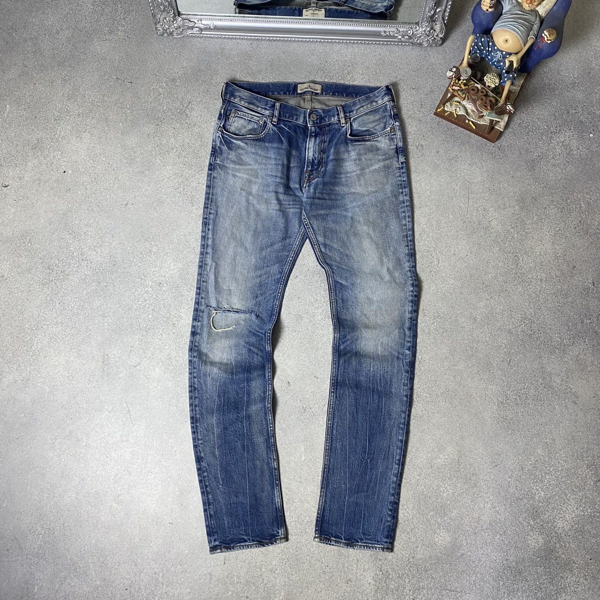 Stone Island Vintage Stone Island Jeans Patch Pocket Straight Fit Casual Size US 32 / EU 48 - 6 Thumbnail