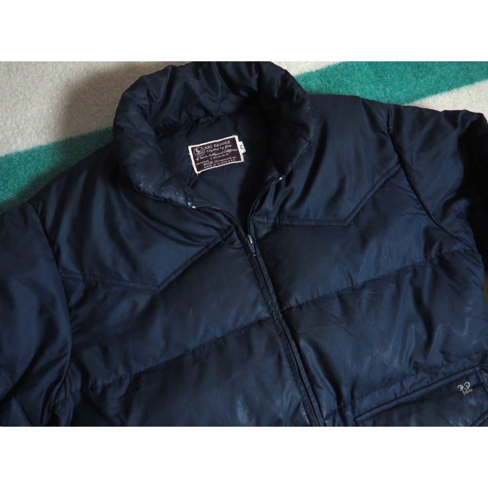Vintage VINTAGE 70s Ski Daddle Navy Blue Puffer Jacket Coat Down Mens M Size US M / EU 48-50 / 2 - 4 Thumbnail