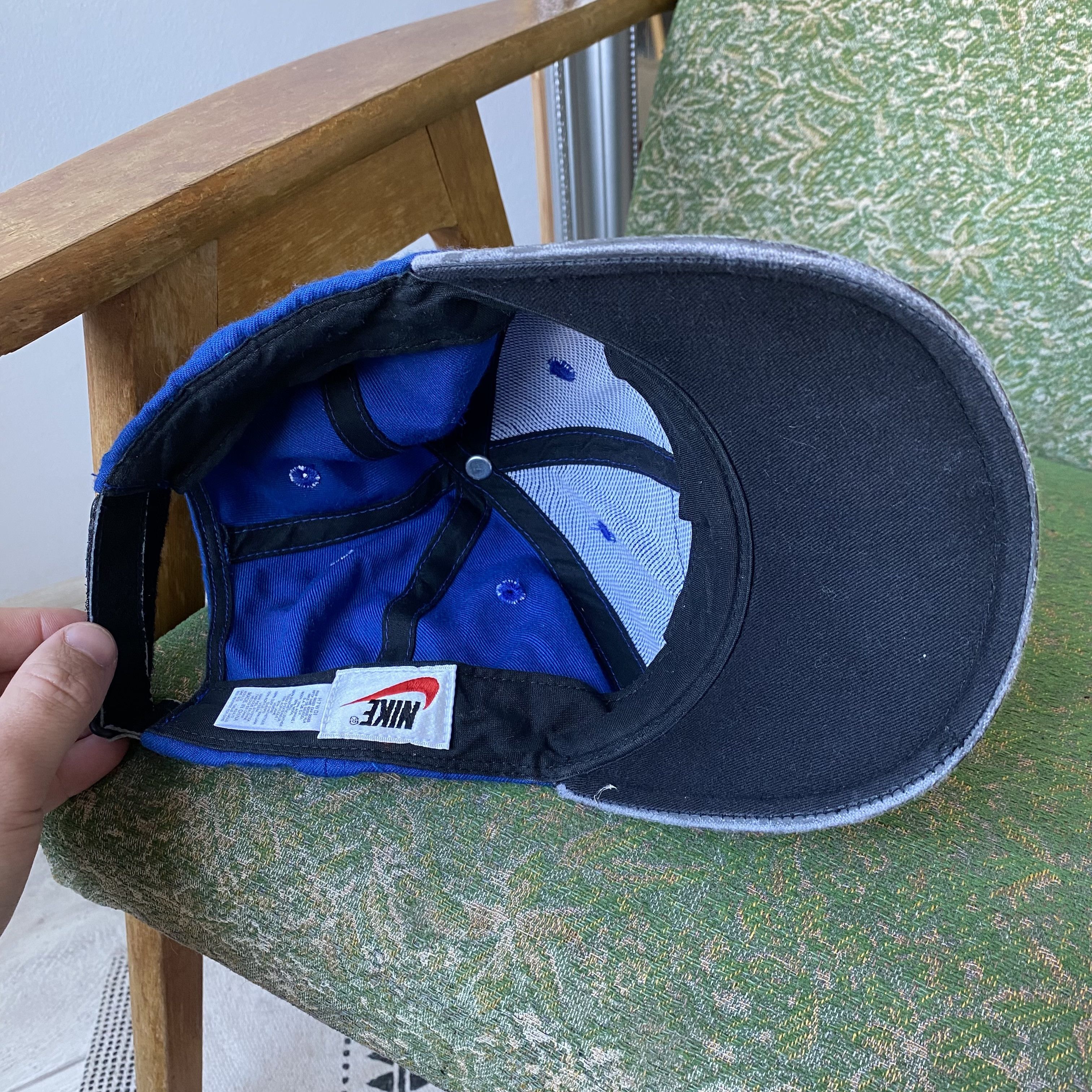 Nike 🧢 Vintage 80-90s Nike Cap Big logo swoosh Distressed Y2K Size ONE SIZE - 8 Thumbnail