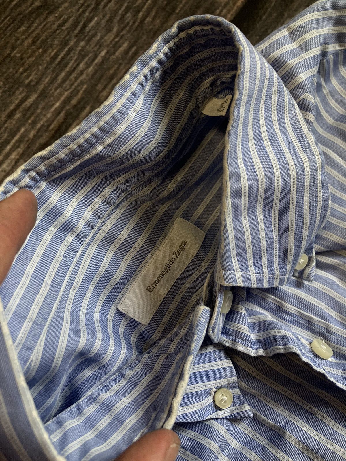 Ermenegildo Zegna Zegna striped shirt Size US M / EU 48-50 / 2 - 3 Thumbnail