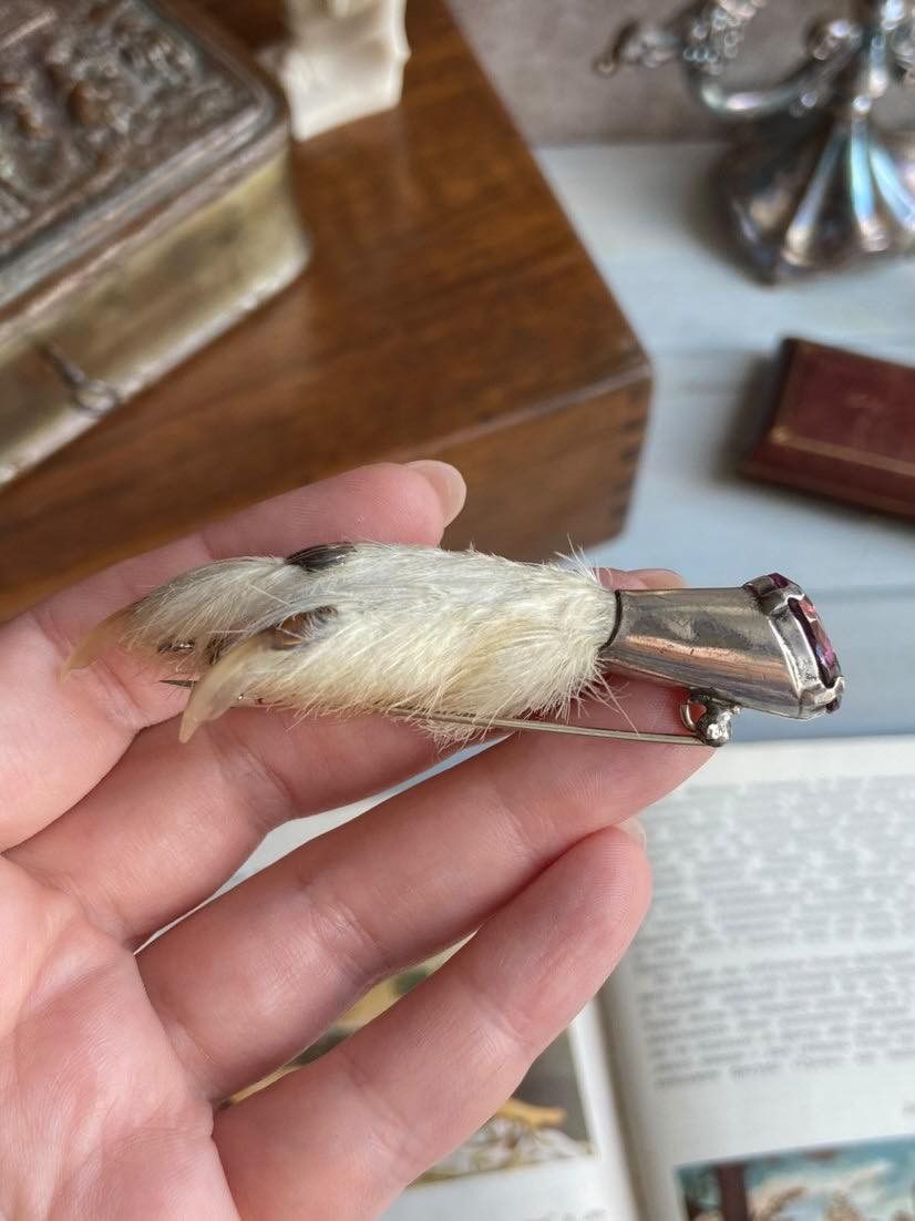 Ward Brothers Brooch Scottish Grouse Foot Sterling Silver
