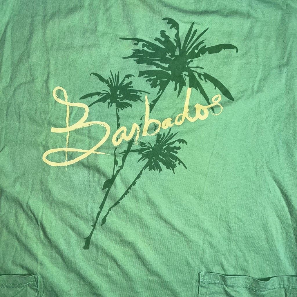 Other Sun Island Cotton, Barbados Beach Cover T-shirt with Patch P Size L / US 10 / IT 46 - 9 Thumbnail
