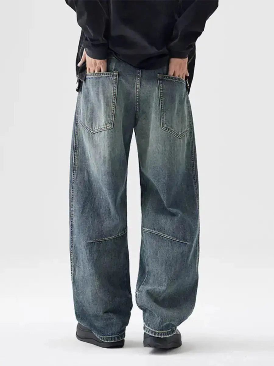 Japanese Brand American Machete Wide Leg High Street Hipster Jeans Size US 30 / EU 46 - 6 Thumbnail