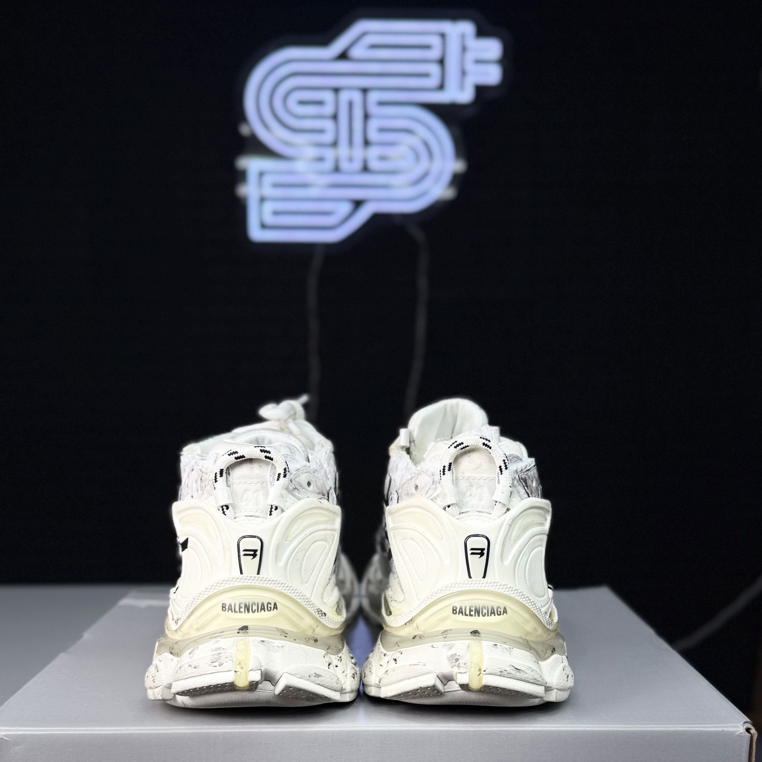 Balenciaga Balenciaga Runner White Graffiti Size US 8 / EU 41 - 6 Thumbnail