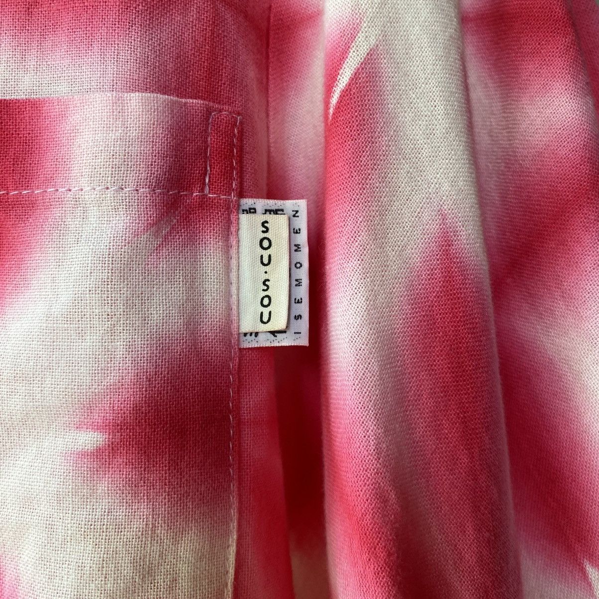 SOU SOU SOU SOU Pink Shibori Kimono Sleeve Blouse Size S / US 4 / IT 40 - 13 Thumbnail