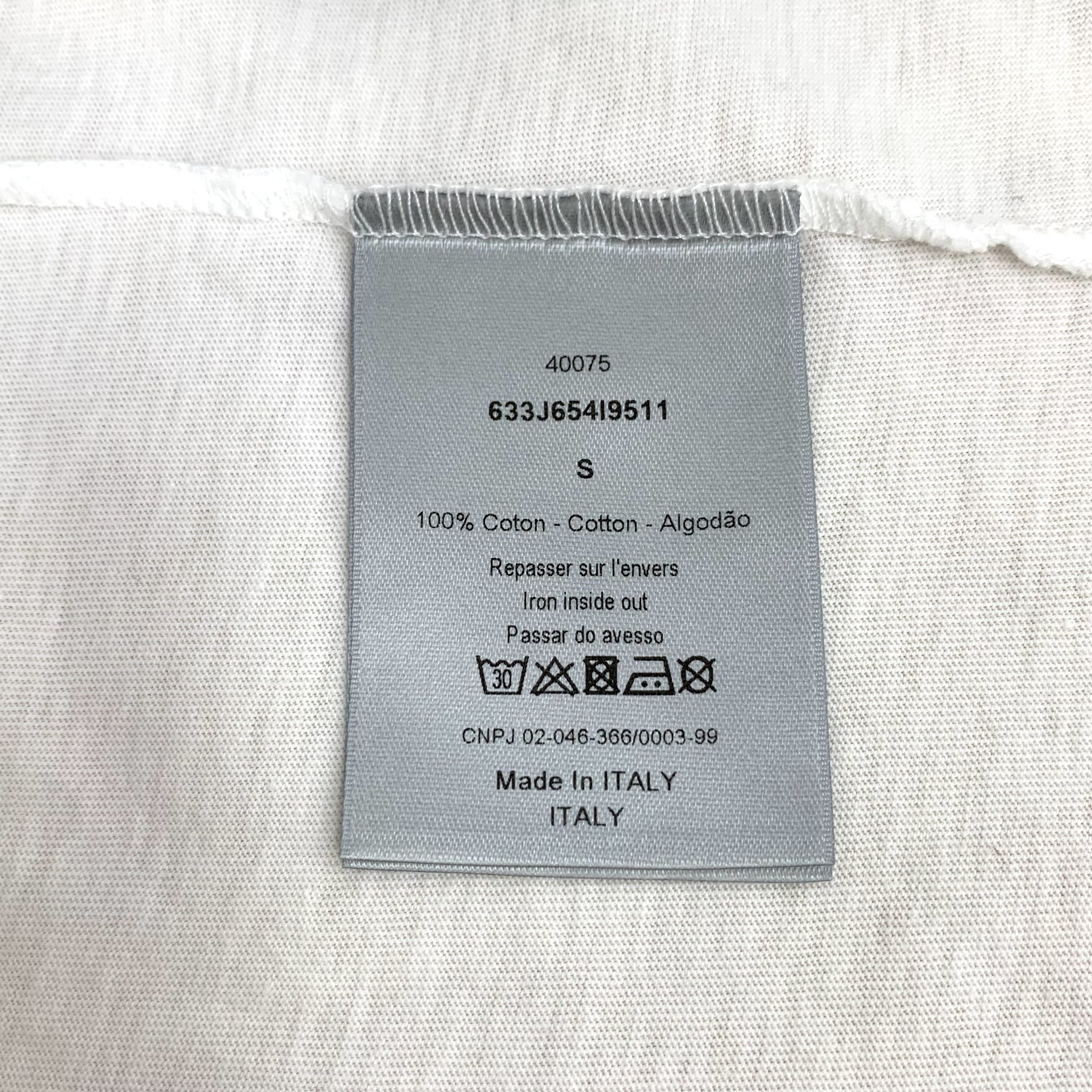Dior Dior Colorblock Stripe Cotton Crewneck T-Shirt (Size S) Size S / US 4 / IT 40 - 4 Thumbnail