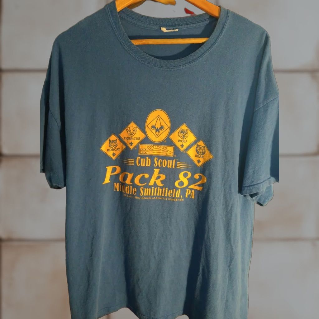 Vintage VINTAGE Cub Scout Pack 82 PA Size XL T-shirt Boy Scouts of America Size US XL / EU 56 / 4 - 1 Thumbnail