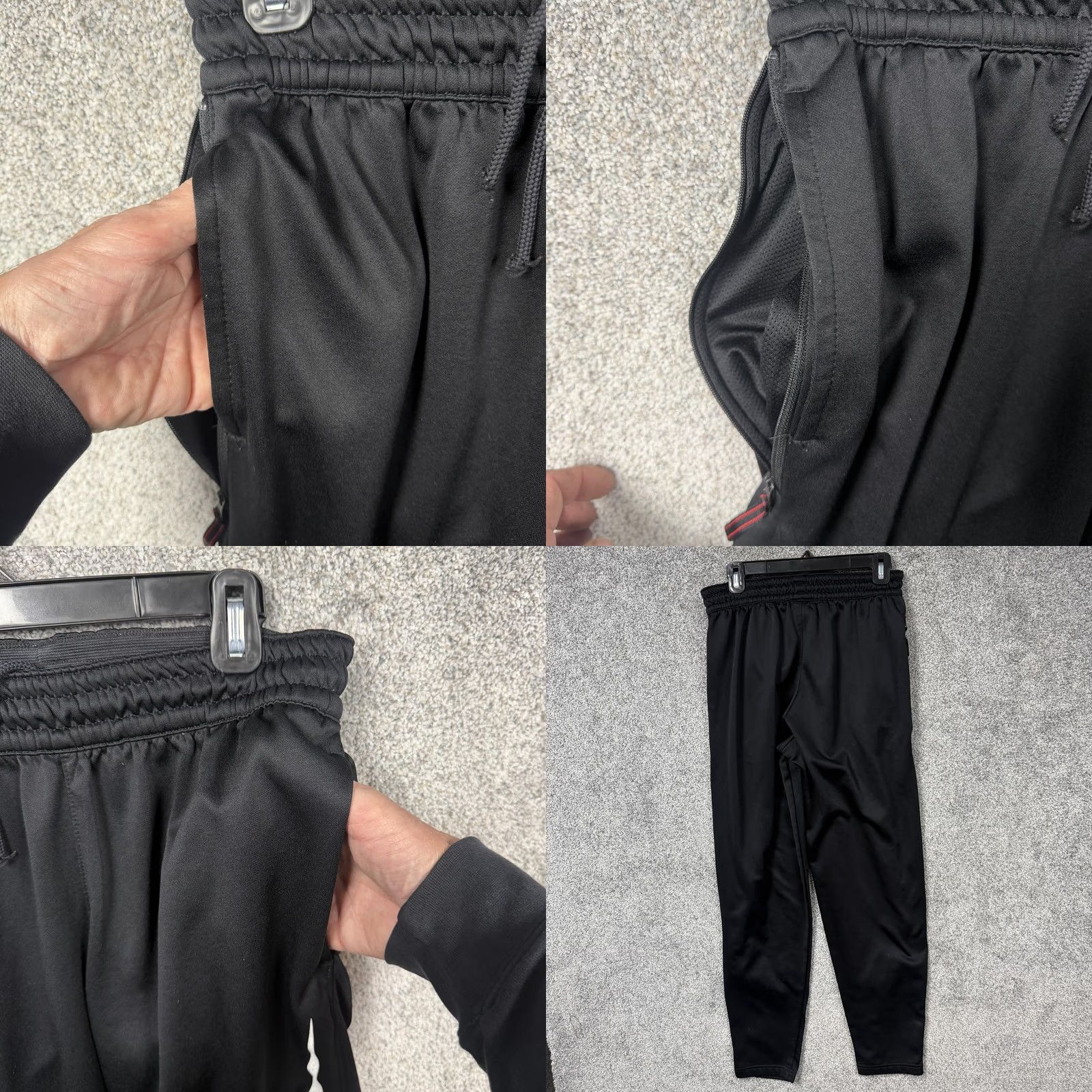 Nike Nike Dri-FIT Track Jogger Pants M 28x30 Black Men Regular Solid Athletic Streetwear Gorpcore Size US 31 - 9 Thumbnail