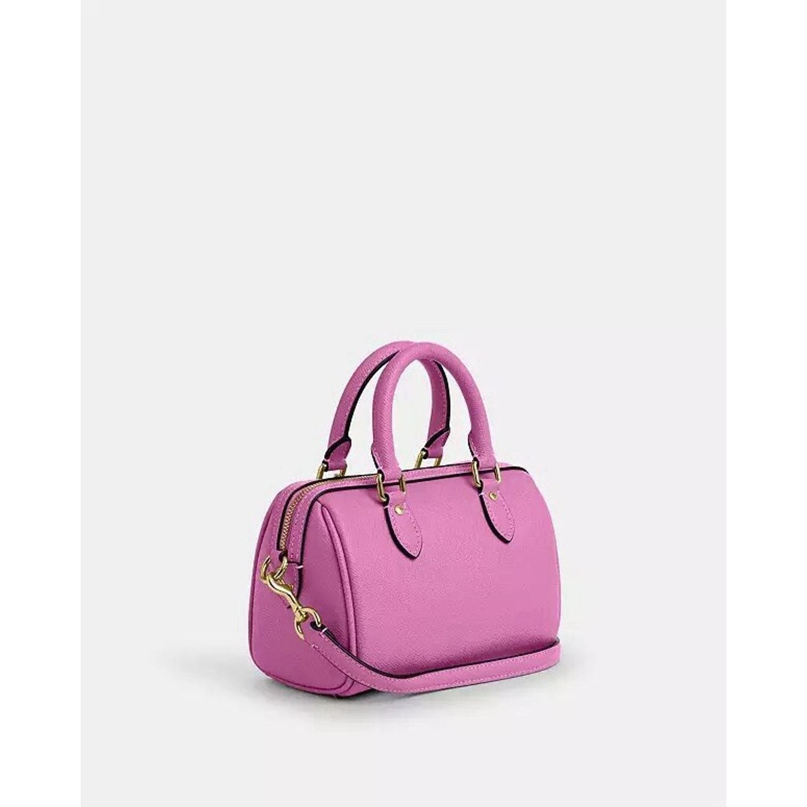 Coach NWT Coach Mini Rowan Crossbody Bag Leather CV404 IM/fuchsia Size ONE SIZE - 13 Thumbnail