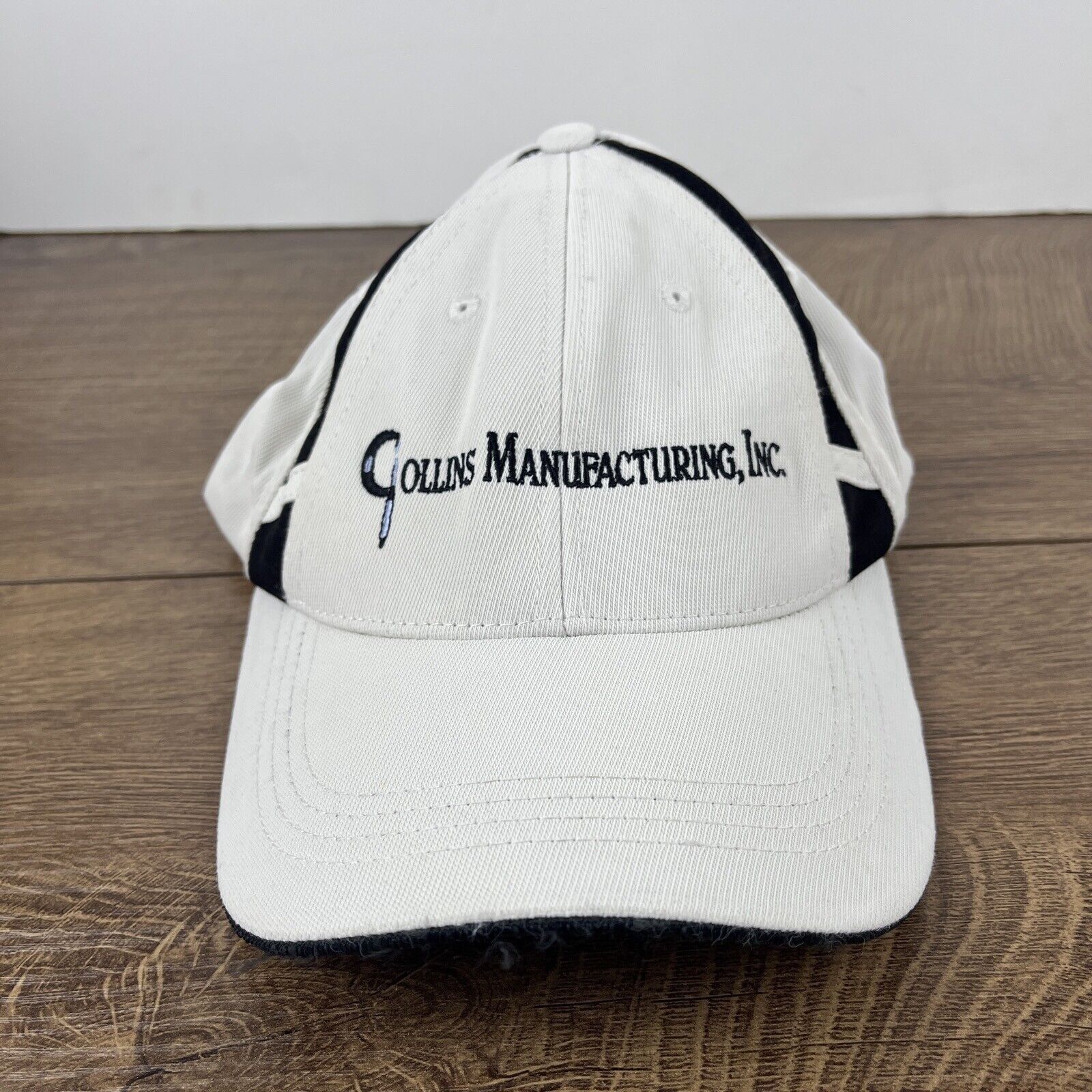 Other Collins Manufacturing Hat White Hat Adjustable Adult Size Ha Size ONE SIZE - 5 Thumbnail