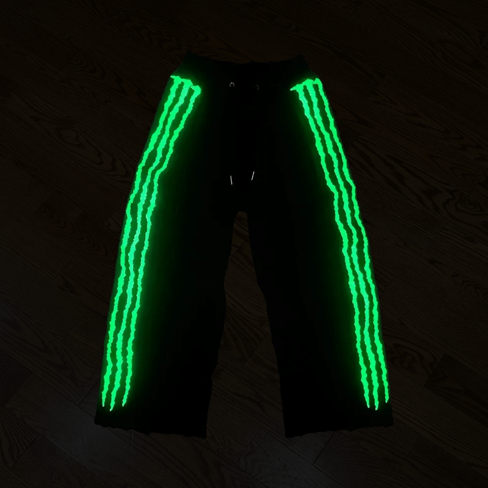 Other Monster embroidery glow in the dark sweatpants Size US 34 / EU 50 - 2 Thumbnail