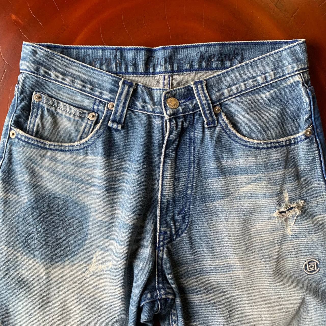 CLOT × Levi's Levis x Clot x Kazuki Kuraishi 501 Blue Denim Short Pants Size US 30 / EU 46 - 3 Thumbnail