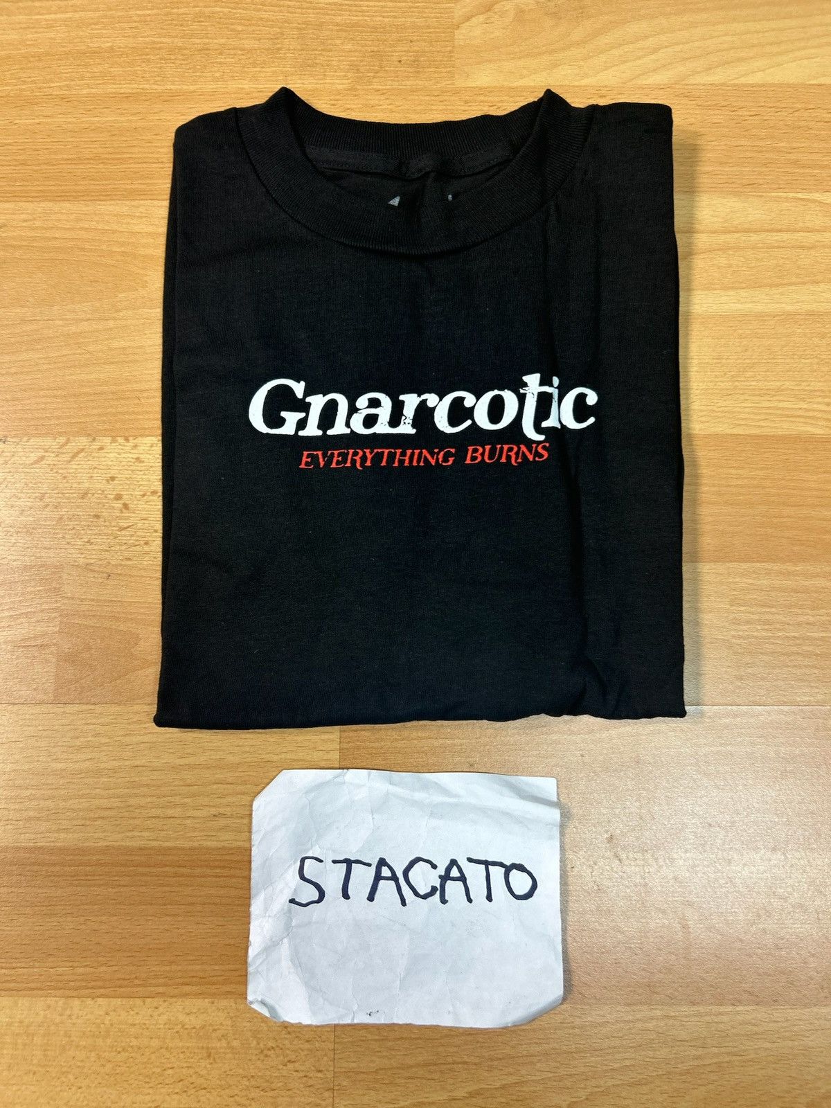 Gnarcotic × Rap Tees Gnarcotic Lil Gnar Everything Burns Tee Black Size US M / EU 48-50 / 2 - 7 Thumbnail