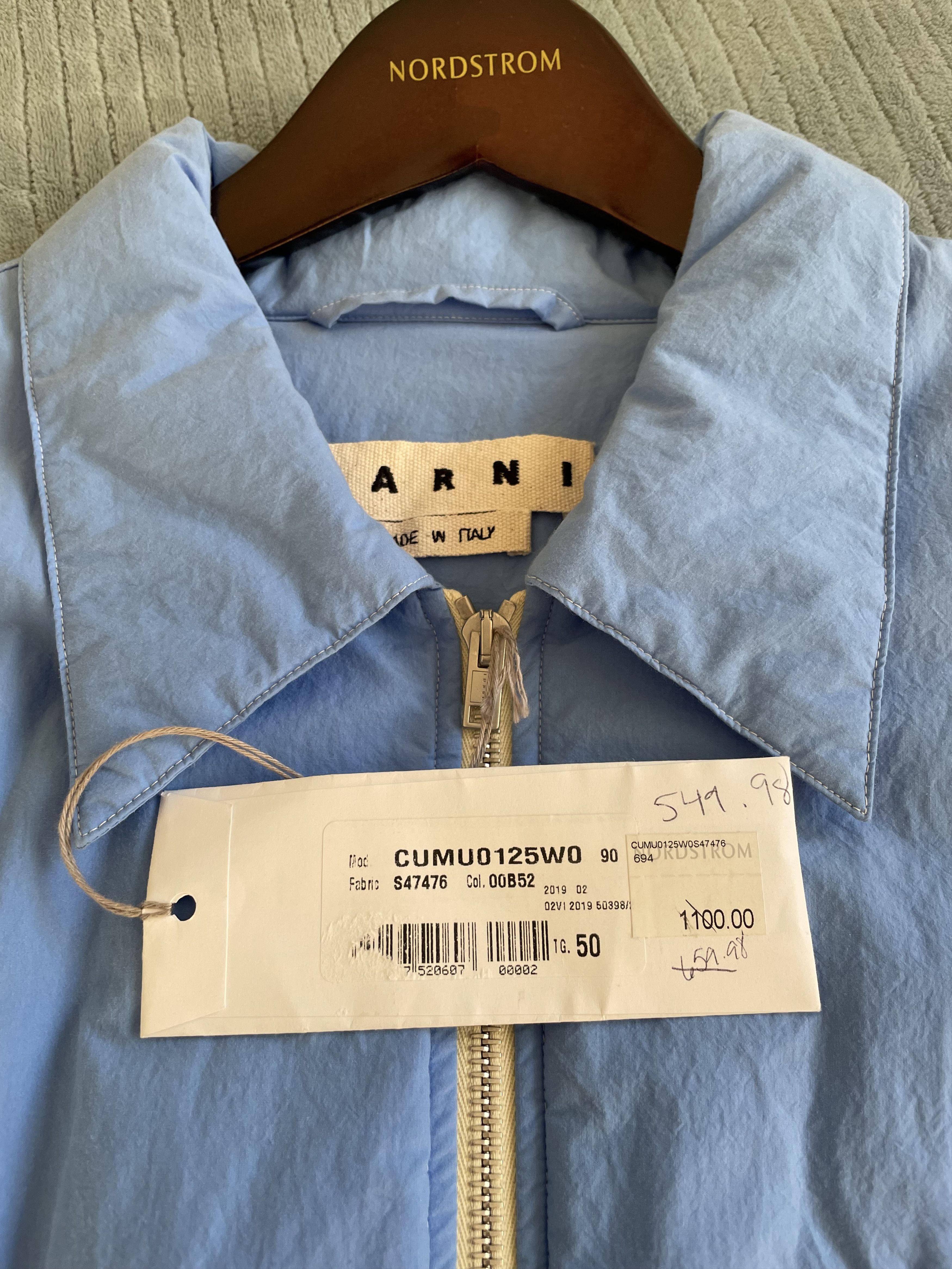 Marni MARNI Oversized Bomber Jacket, Size 50EU/40US Size US M / EU 48-50 / 2 - 6 Thumbnail