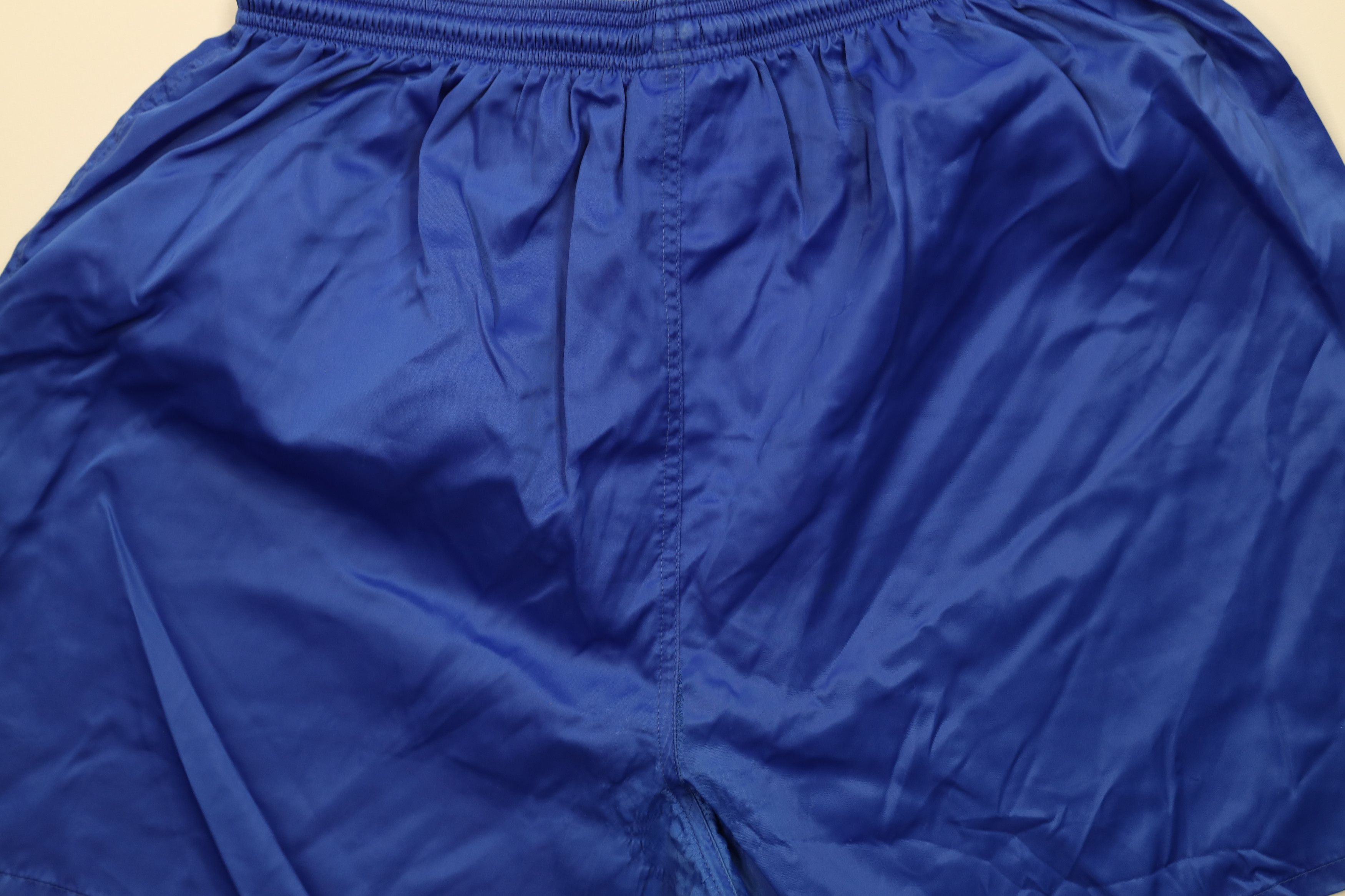 Adidas Vintage 90s Adidas Nylon Running Soccer Shorts Royal Blue Size US 36 / EU 52 - 12 Thumbnail