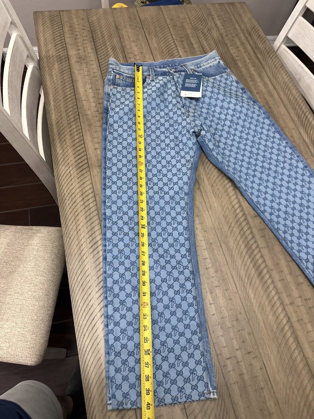 Gucci × Palace Gucci Palace jeans Size US 32 / EU 48 - 16 Thumbnail