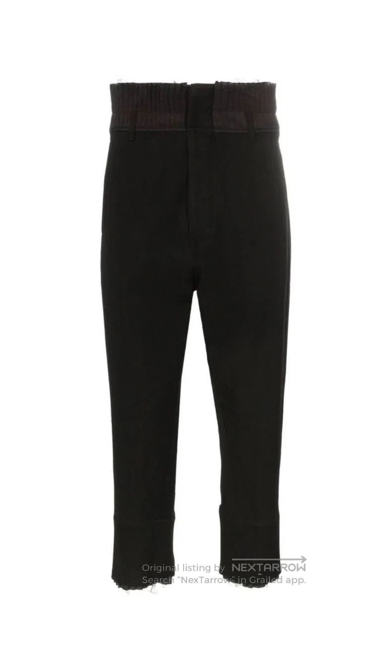 Ann Demeulemeester Ann Demeulemeester Pleated Cropped Trousers. Size US 30 / EU 46 - 1 Thumbnail