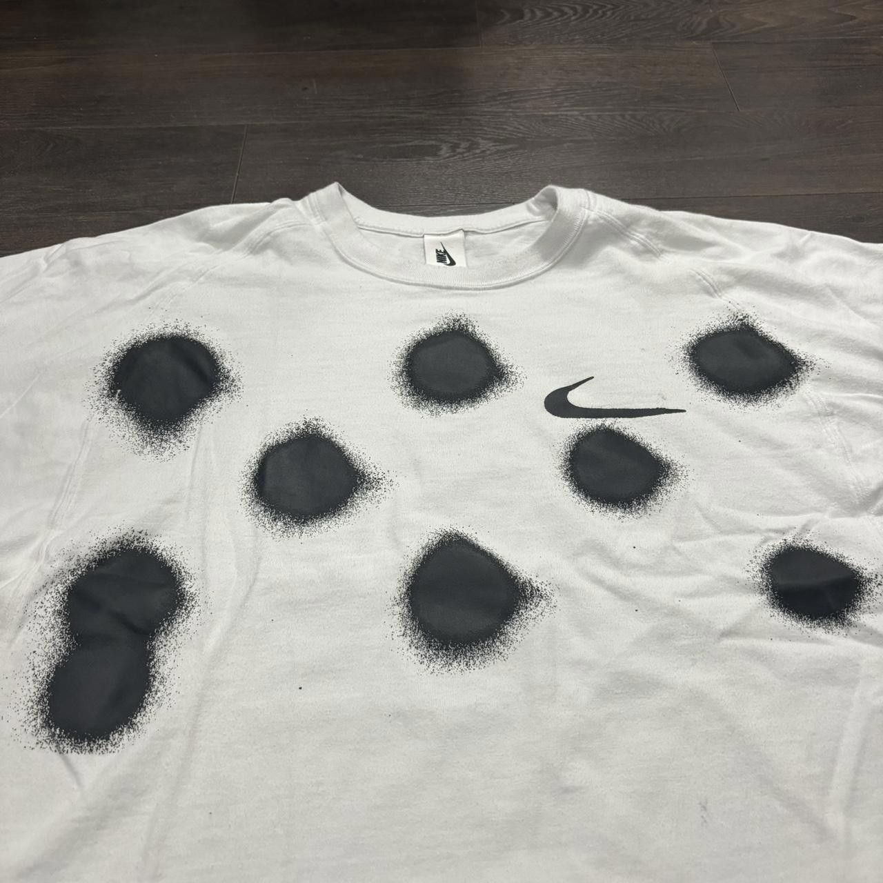 Nike Nike Off White Spray Paint Polkadot T Shirt Large Grailed