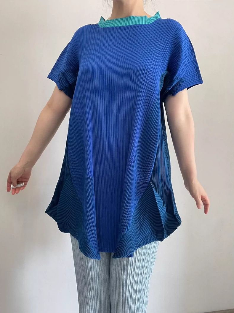 Issey Miyake issey miyake size:2 Color block top 2505-Nextarrow Size XXS / US 00 / IT 34 - 2 Thumbnail