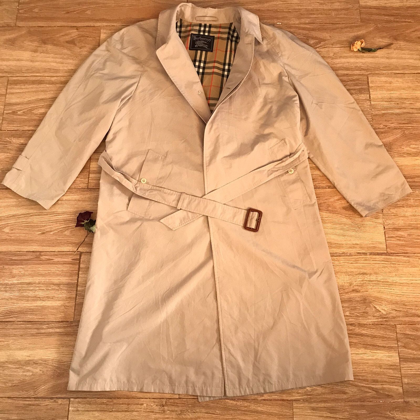 Burberry vintage Burberry Trench Coat jacket Nova Check Lightweight Size US XL / EU 56 / 4 - 1 Thumbnail
