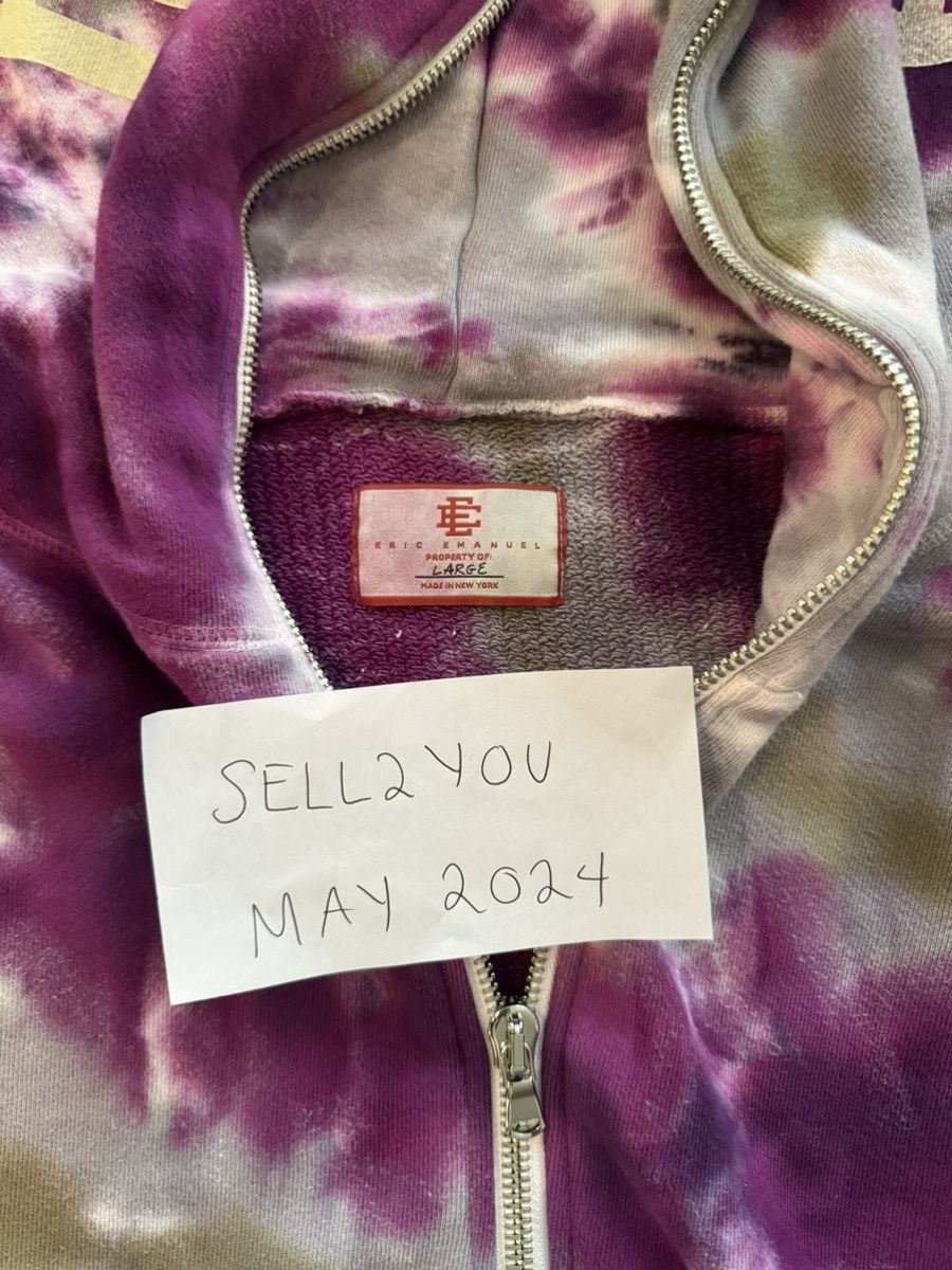 Eric Emanuel Eric Emanuel Purple Tie Dye Hoodie size Large Size US L / EU 52-54 / 3 - 2 Thumbnail