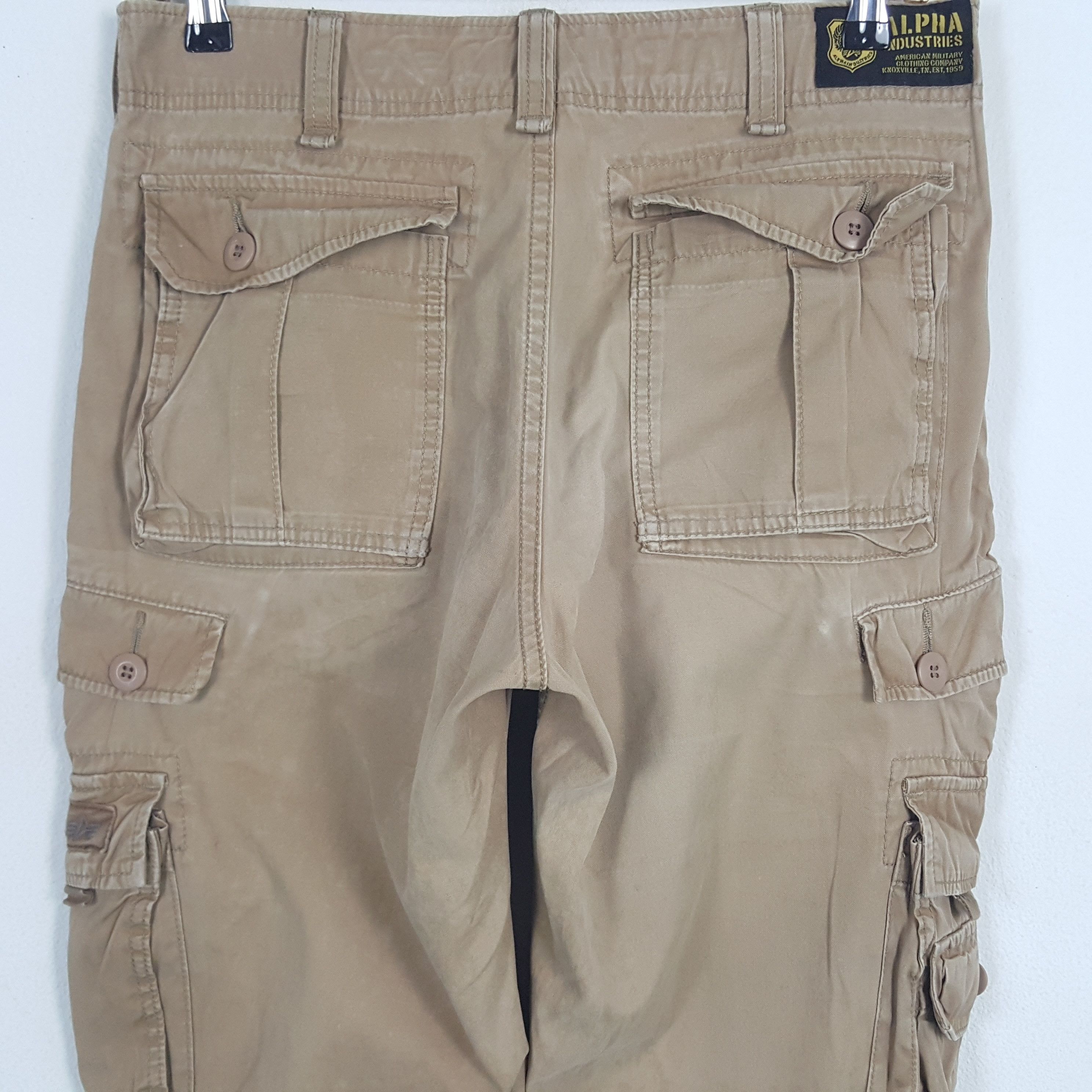 Alpha Industries × Vintage Vintage Alpha Industries Military Cargo Pants Size US 31 - 5 Thumbnail