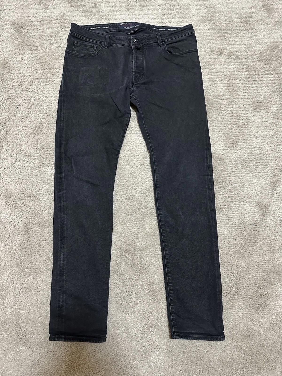 Jacob Cohen JACOB COHEN Black Stretch Handmade Tailored Jeans Size 38 Size US 38 / EU 54 - 1 Thumbnail