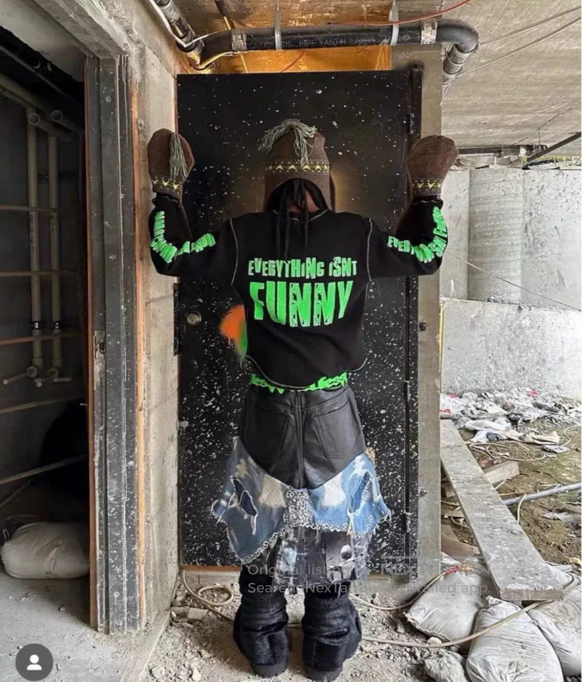 Vlone Vlone Green Choker Long Sleeve Shirt. Size US M / EU 48-50 / 2 - 7 Thumbnail