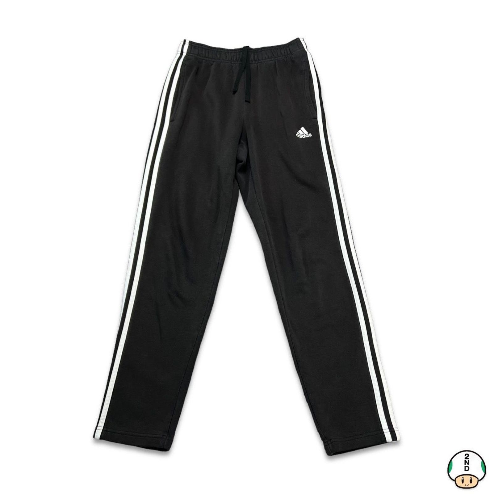Adidas × Vintage Adidas Sweatpants Small Stripes Spell Out Training Jogger Size US 27 - 1 Thumbnail