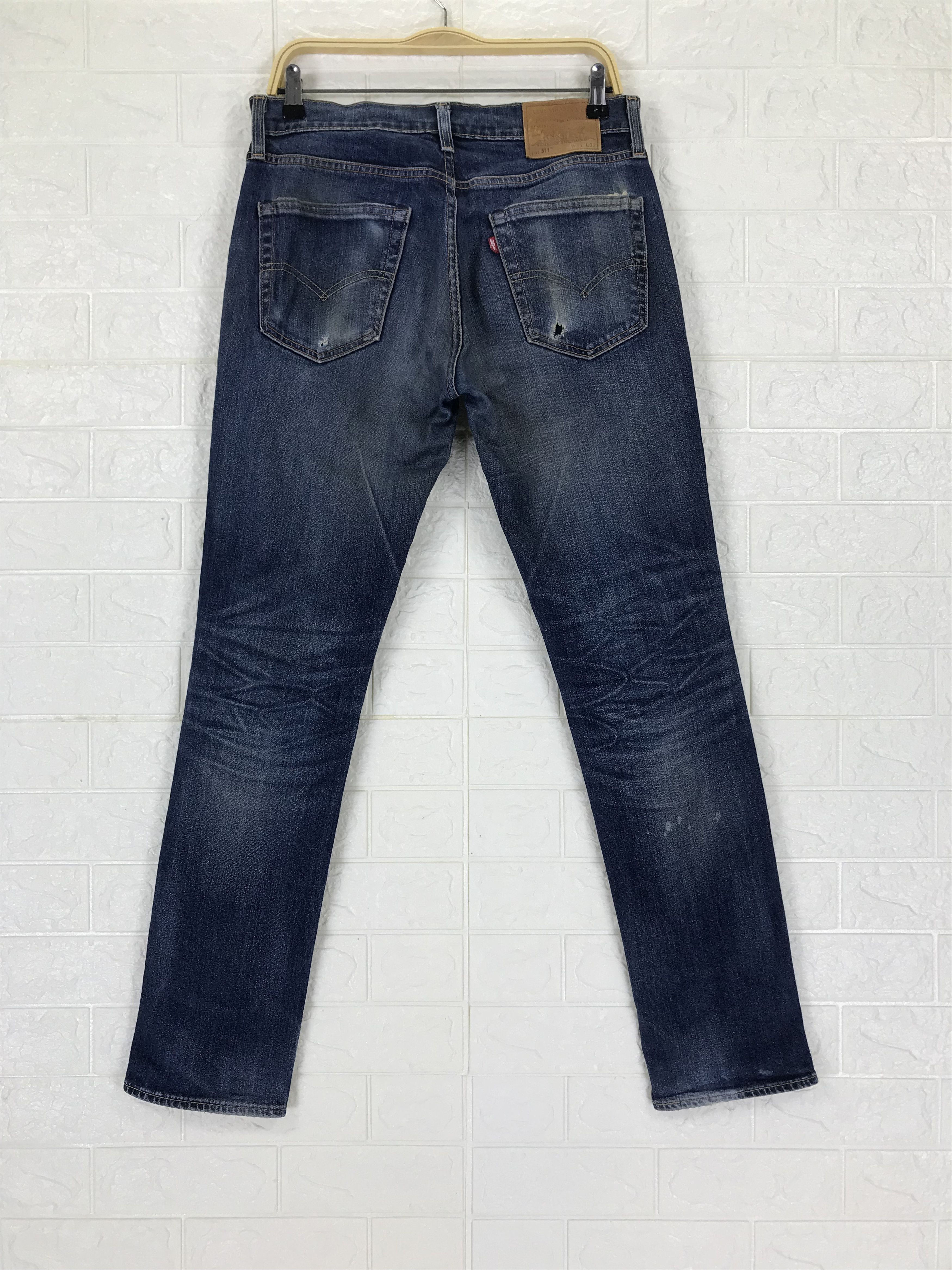Levi's Vintage Levi's 511 Faded Blue Jeans Distressed Denim Size US 31 - 5 Thumbnail