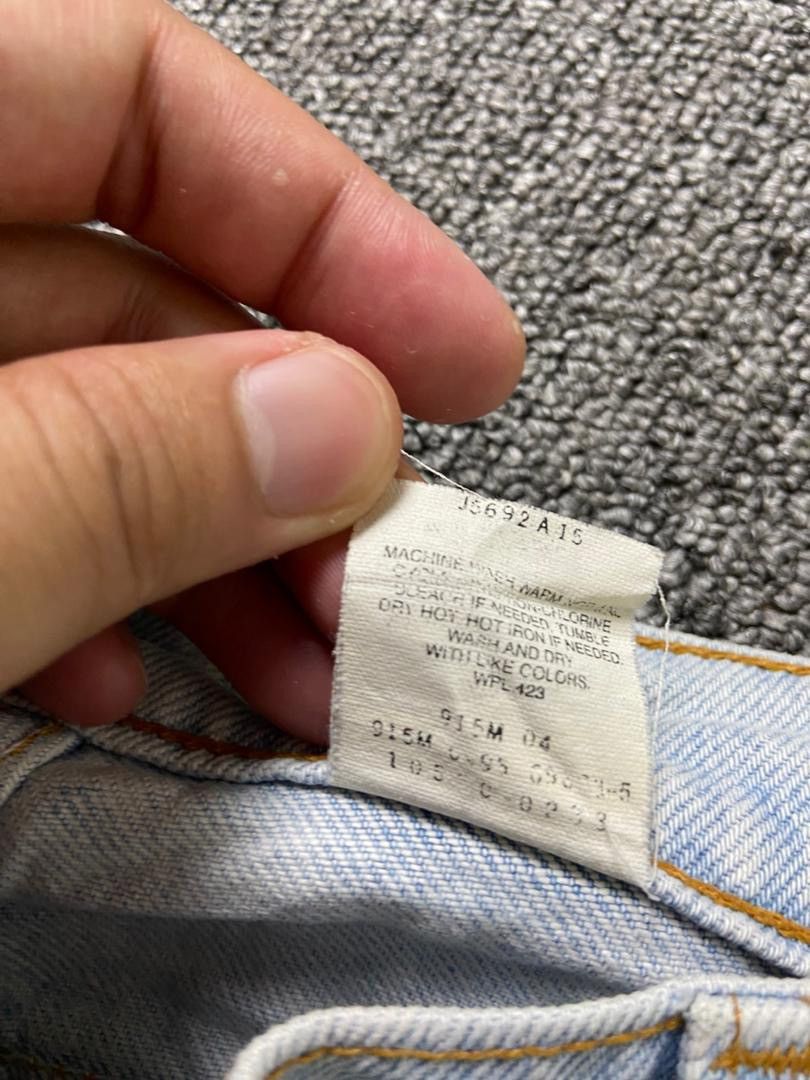 Levi's Levis 550 Relaxed Fit Distressed Ripped Jeans (197) Size US 31 - 4 Thumbnail